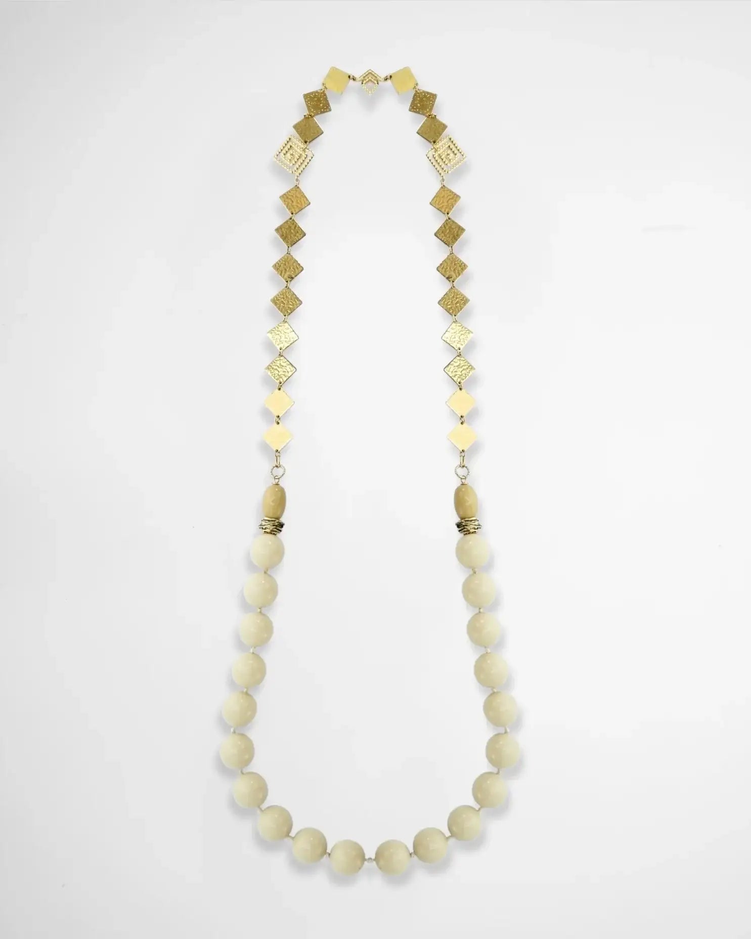 COLLANA BALLS | BEIGE