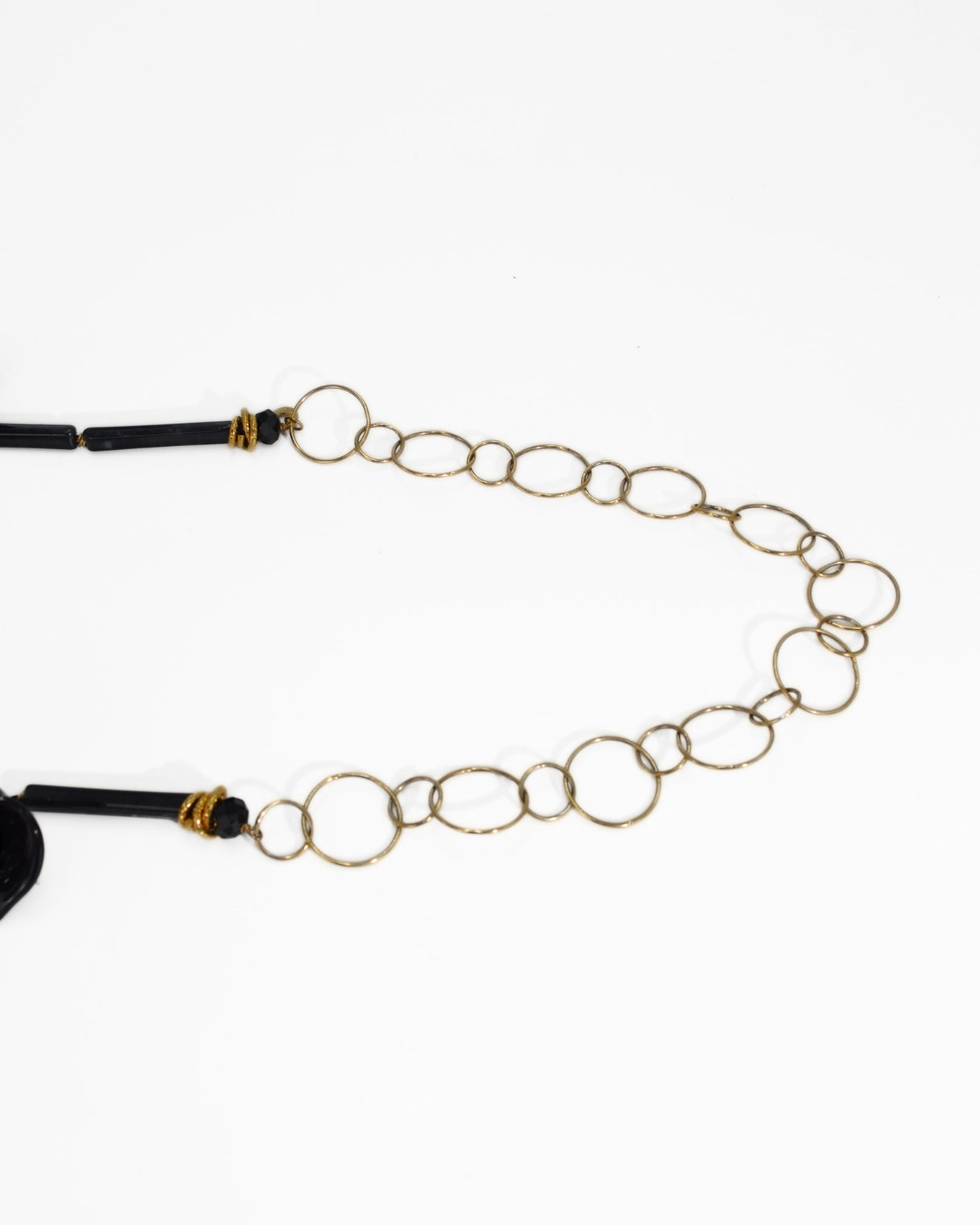 COLLANA FIORE ACETATE | NERO