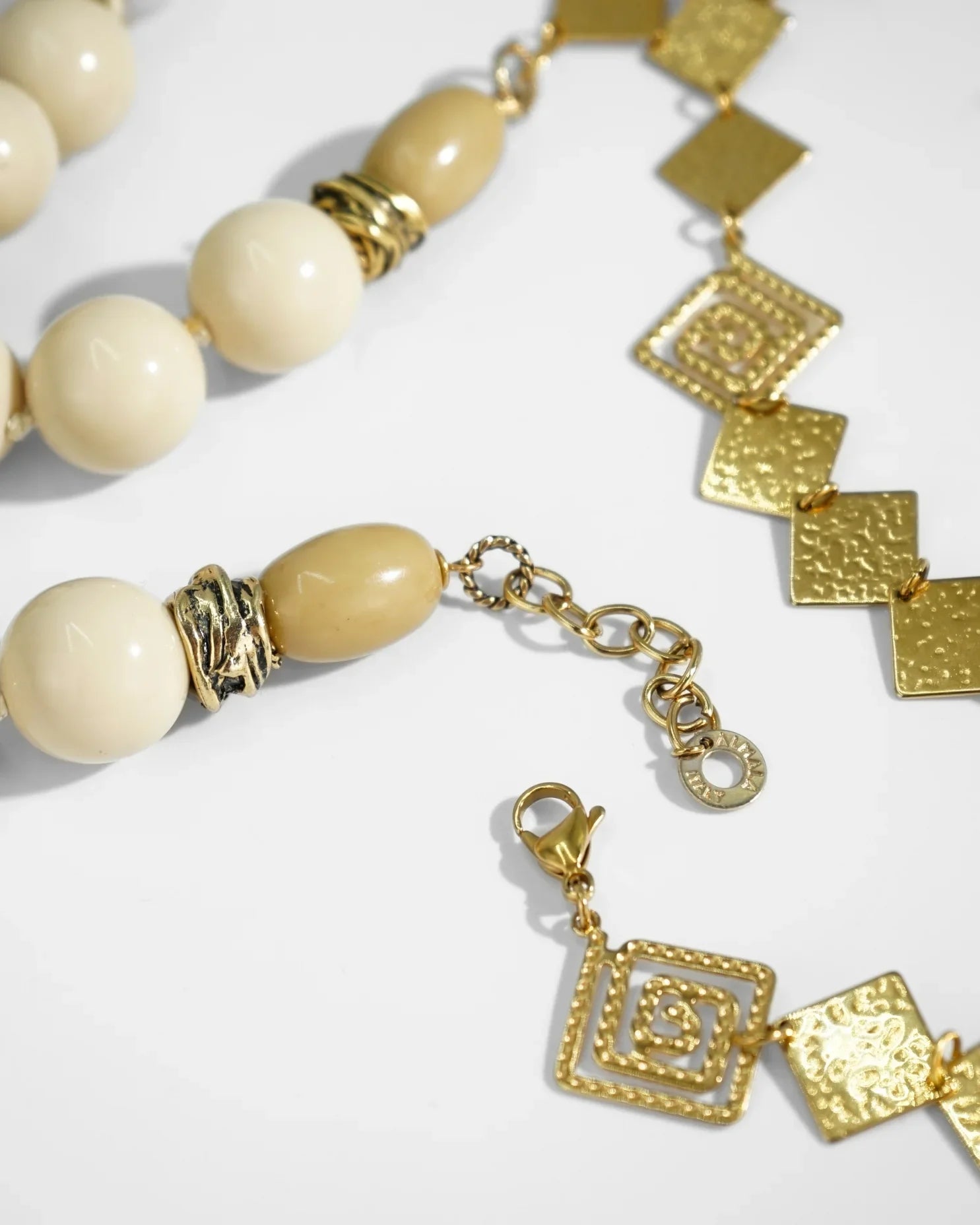 COLLANA BALLS | BEIGE
