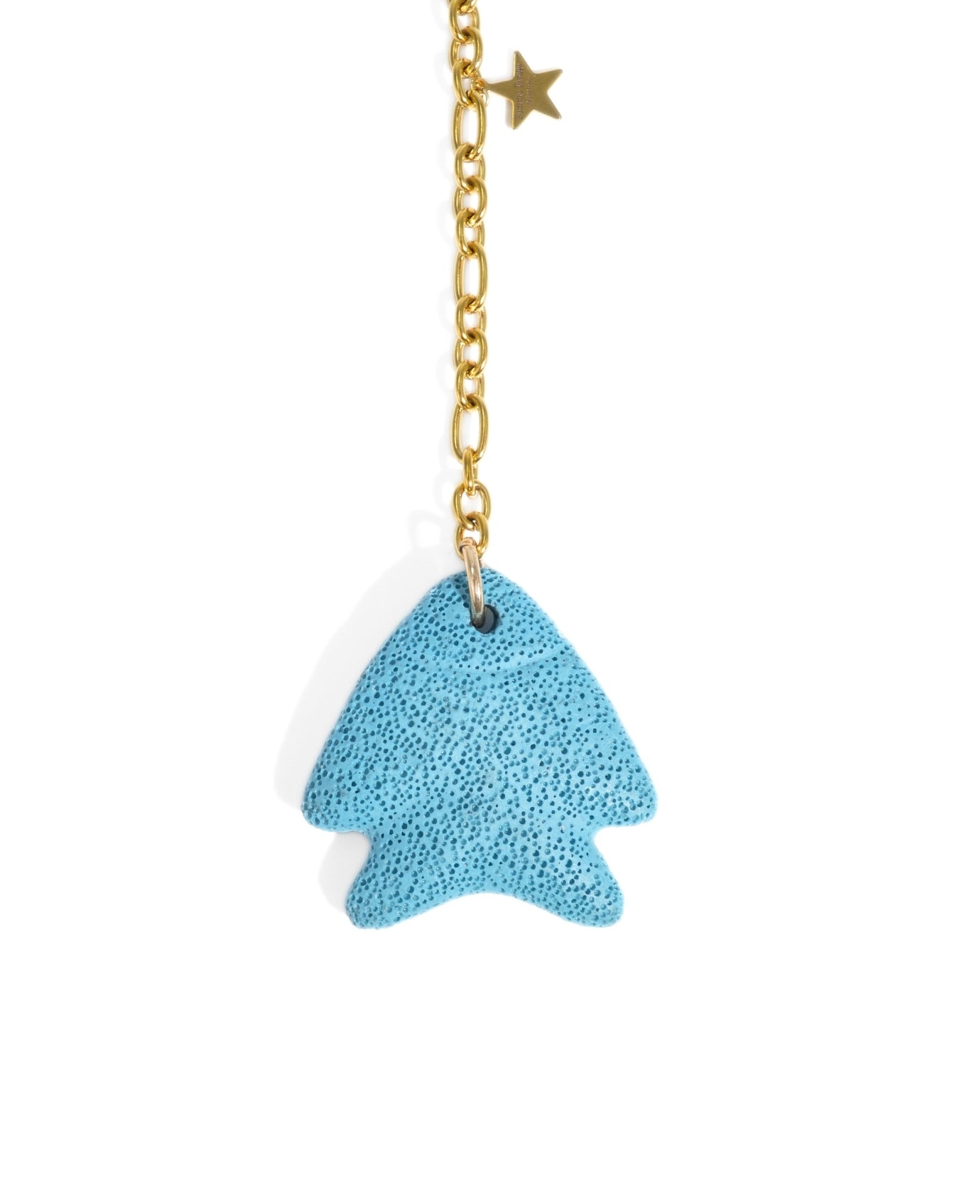COLLANA DOUBLE FISH | AZZURRO