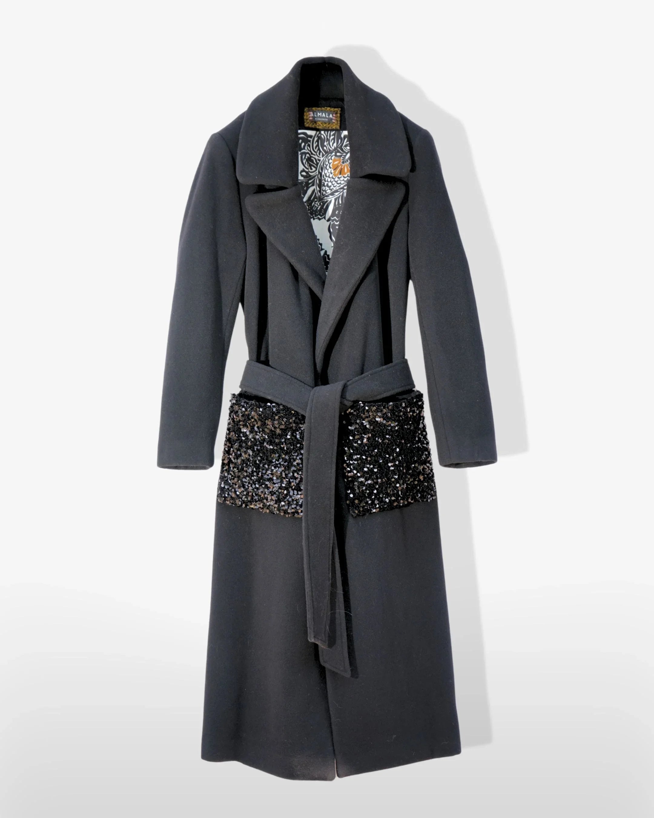 CAPPOTTO PAILETTES | NERO