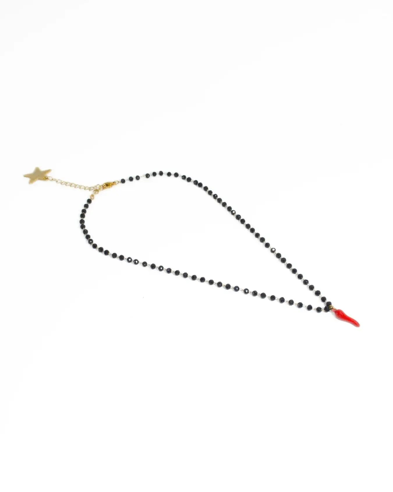 STONE ROSARY NECKLACE