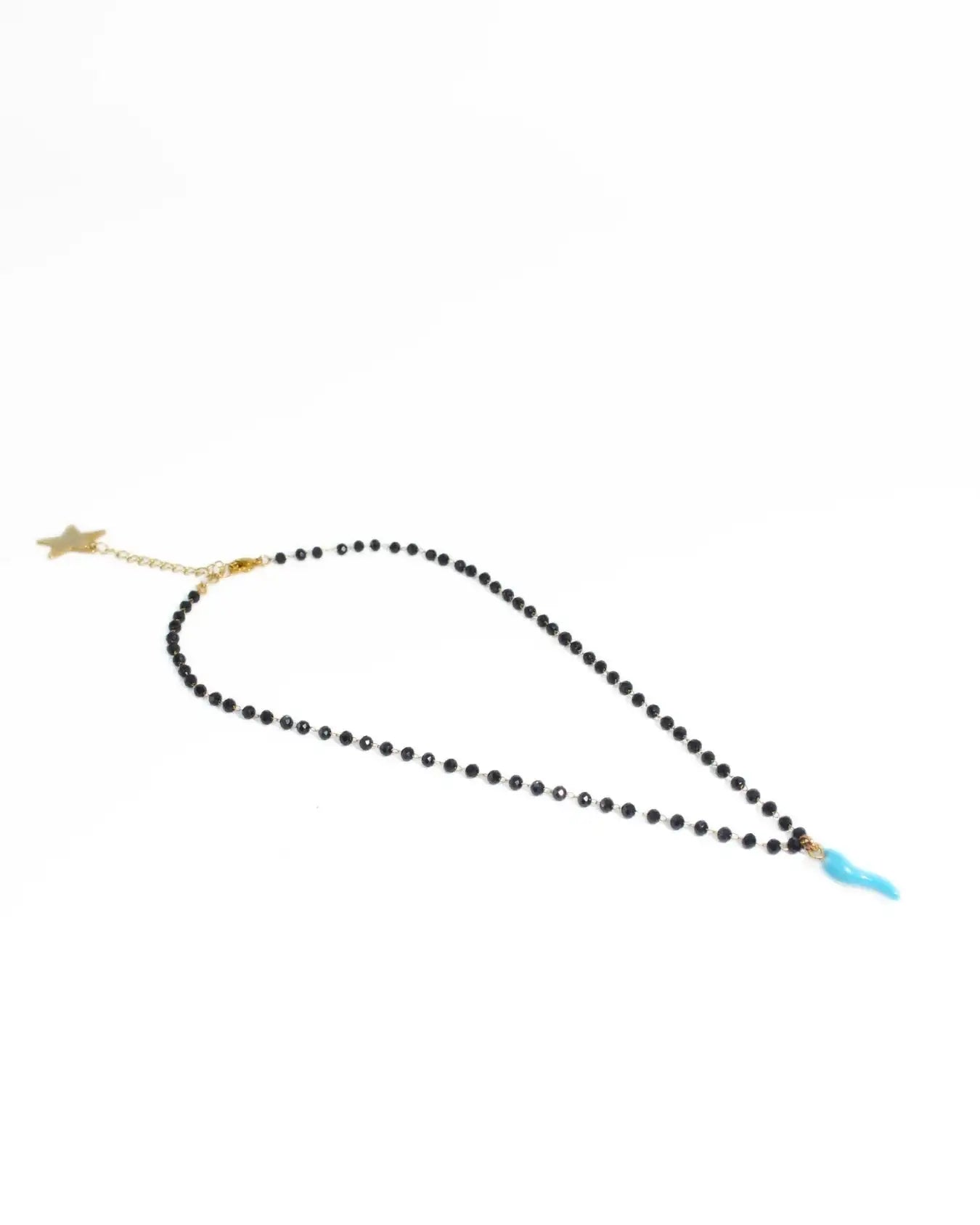 STONE ROSARY NECKLACE