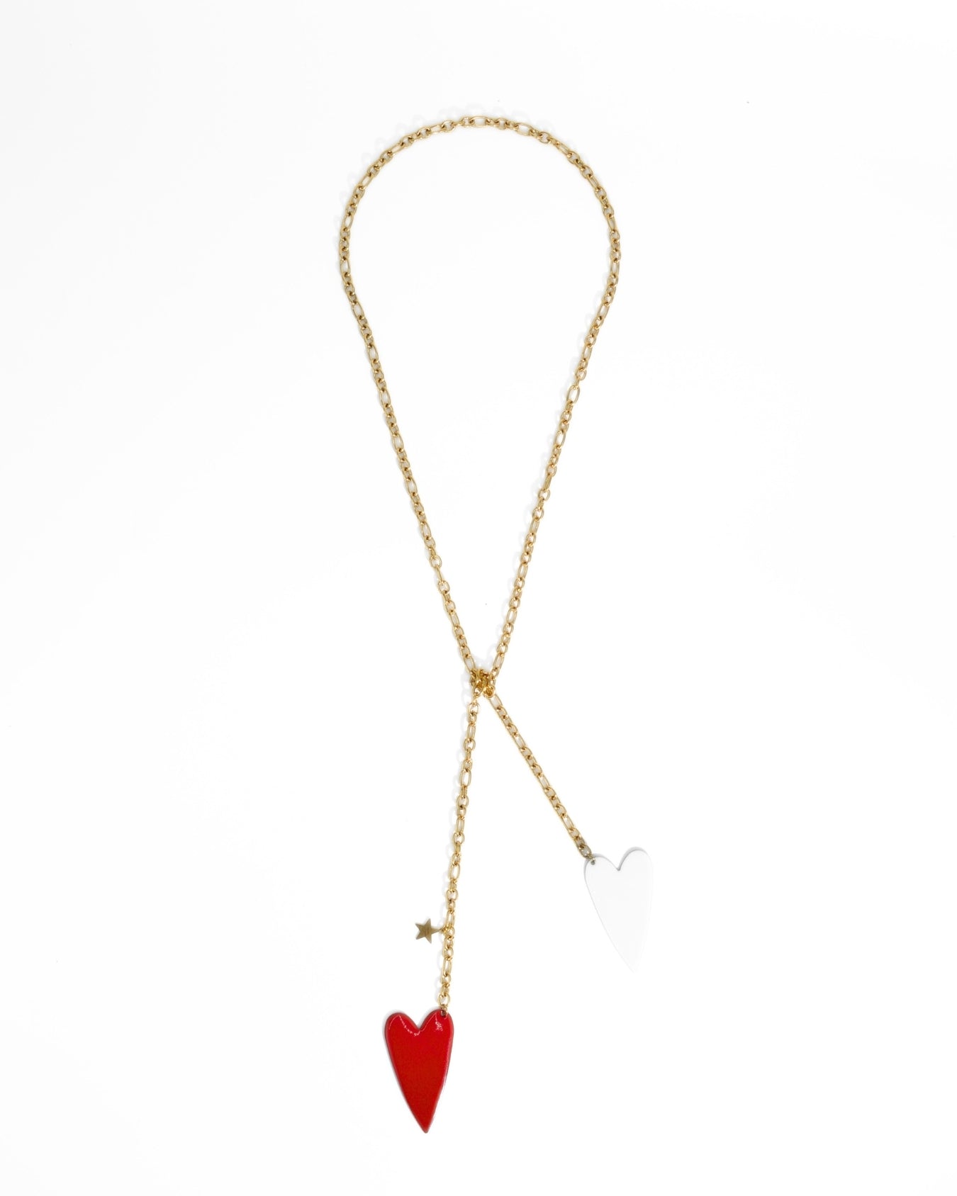 COLLANA DOUBLE LOVE | ROSSO/BIANCO