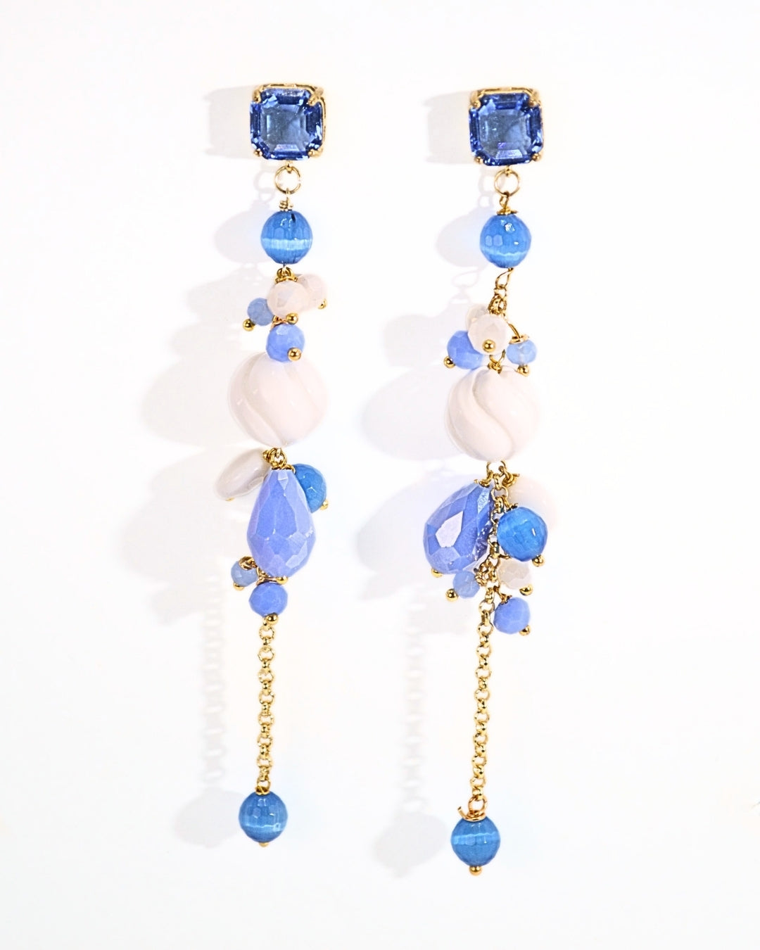 LONG MULTICOLOR EARRING | INDIGO