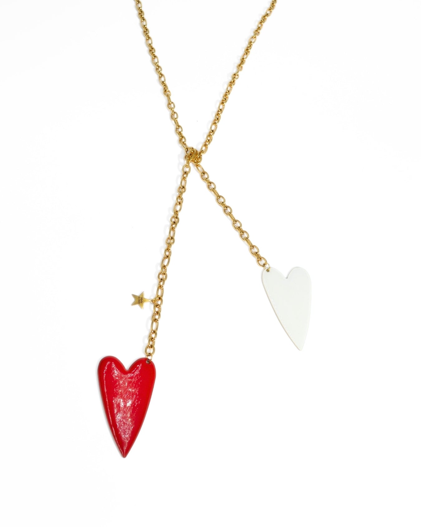 COLLANA DOUBLE LOVE | ROSSO/BIANCO