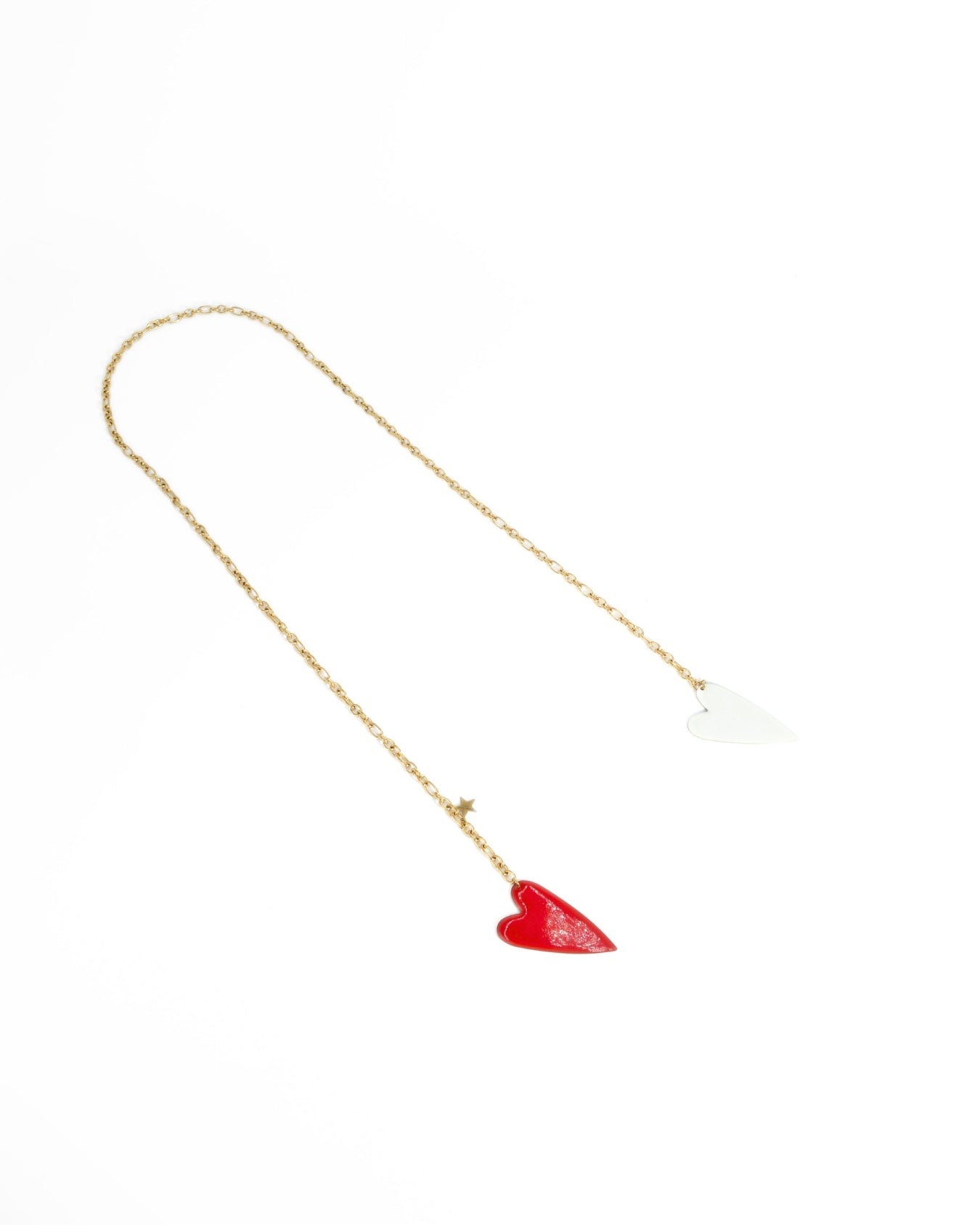 COLLANA DOUBLE LOVE | ROSSO/BIANCO