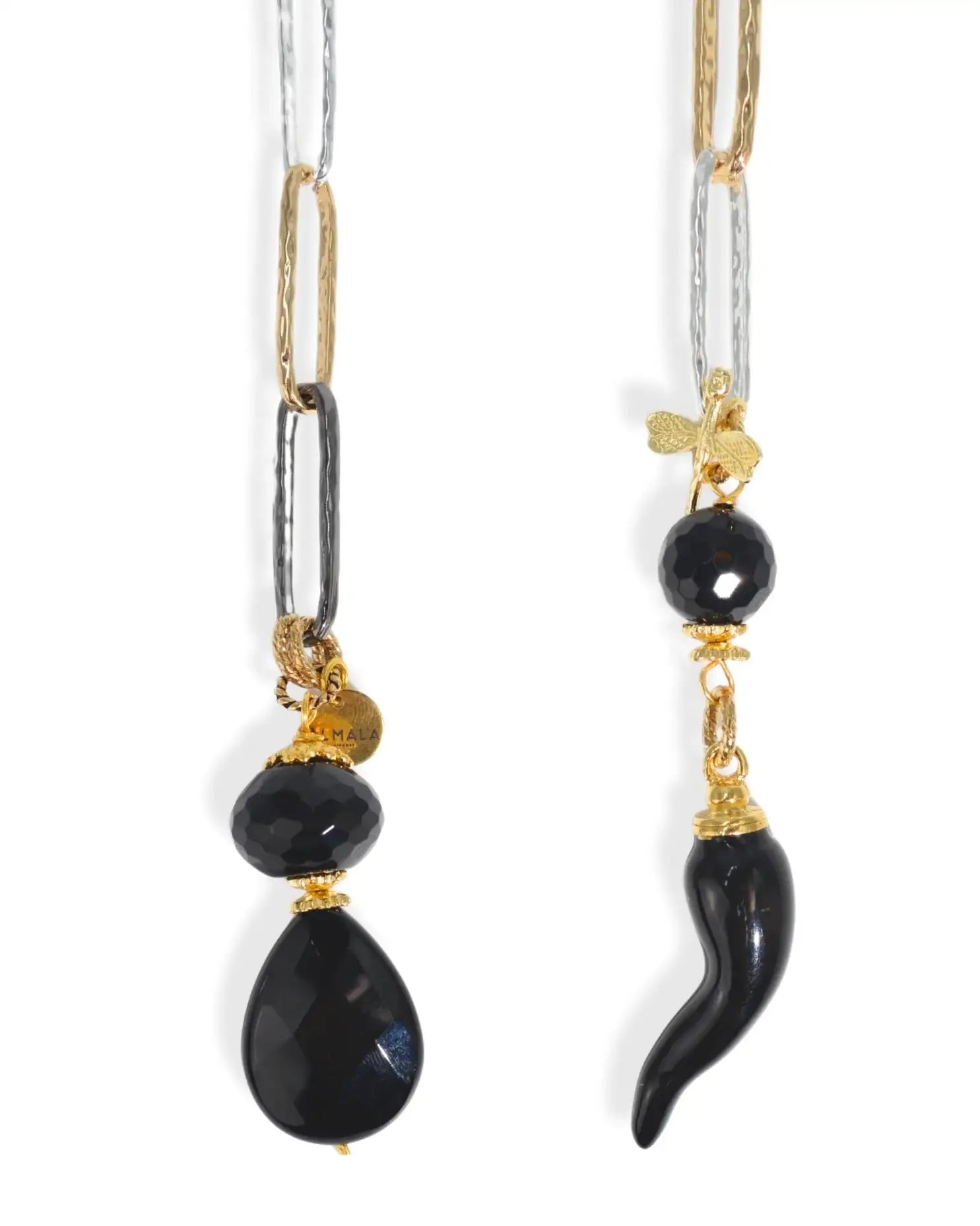 COLLANA SCIARPA B/W | NERO