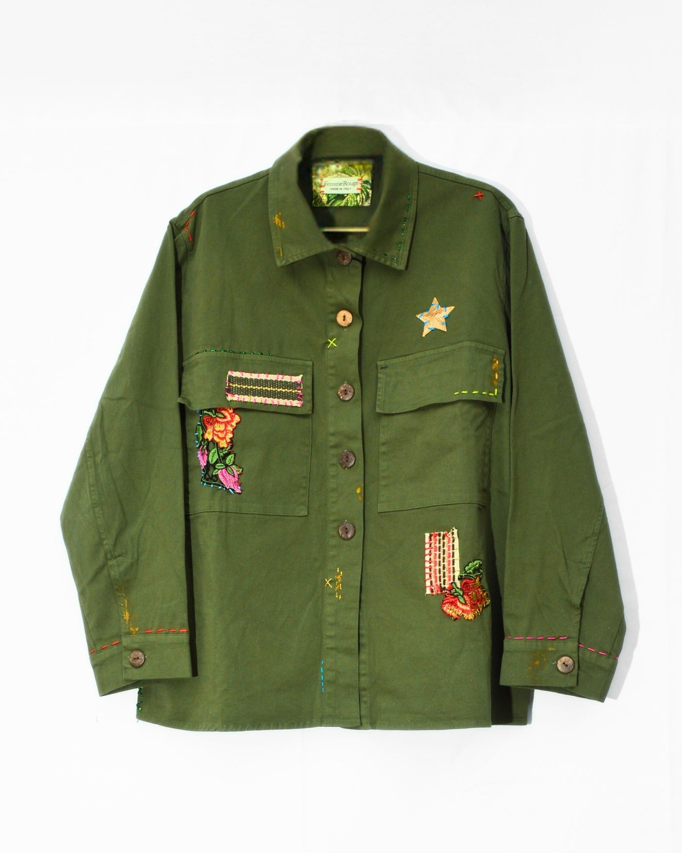 GIACCA CANVAS | VERDE MILITARE