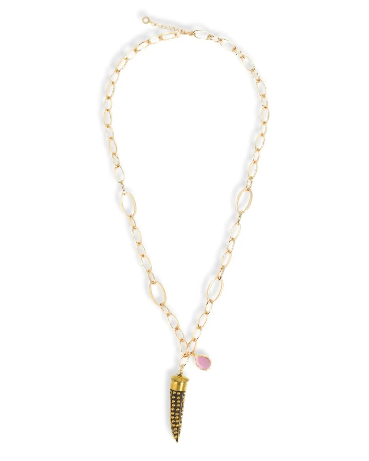 COLLANA CORNO | ROSA