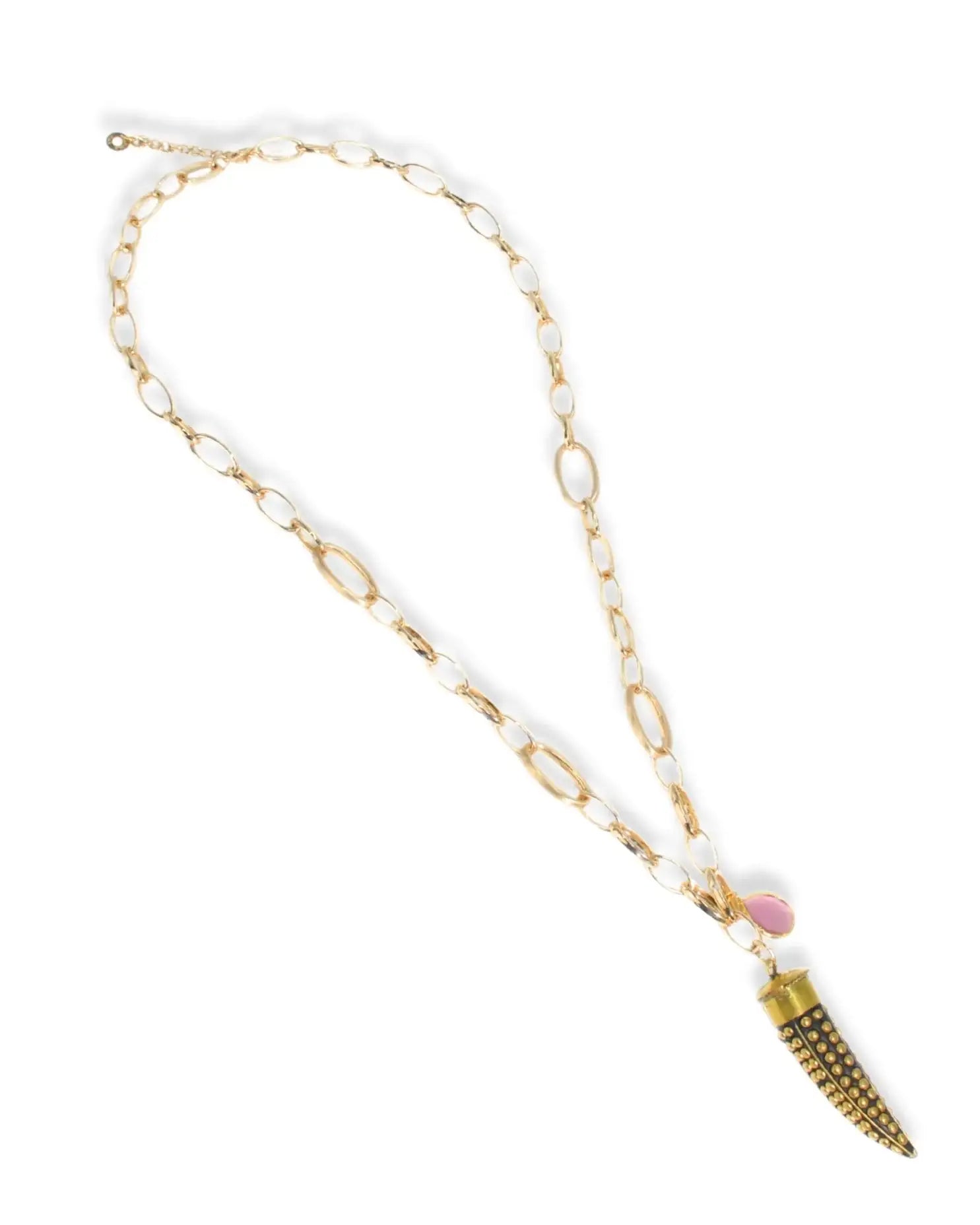 COLLANA CORNO | ROSA