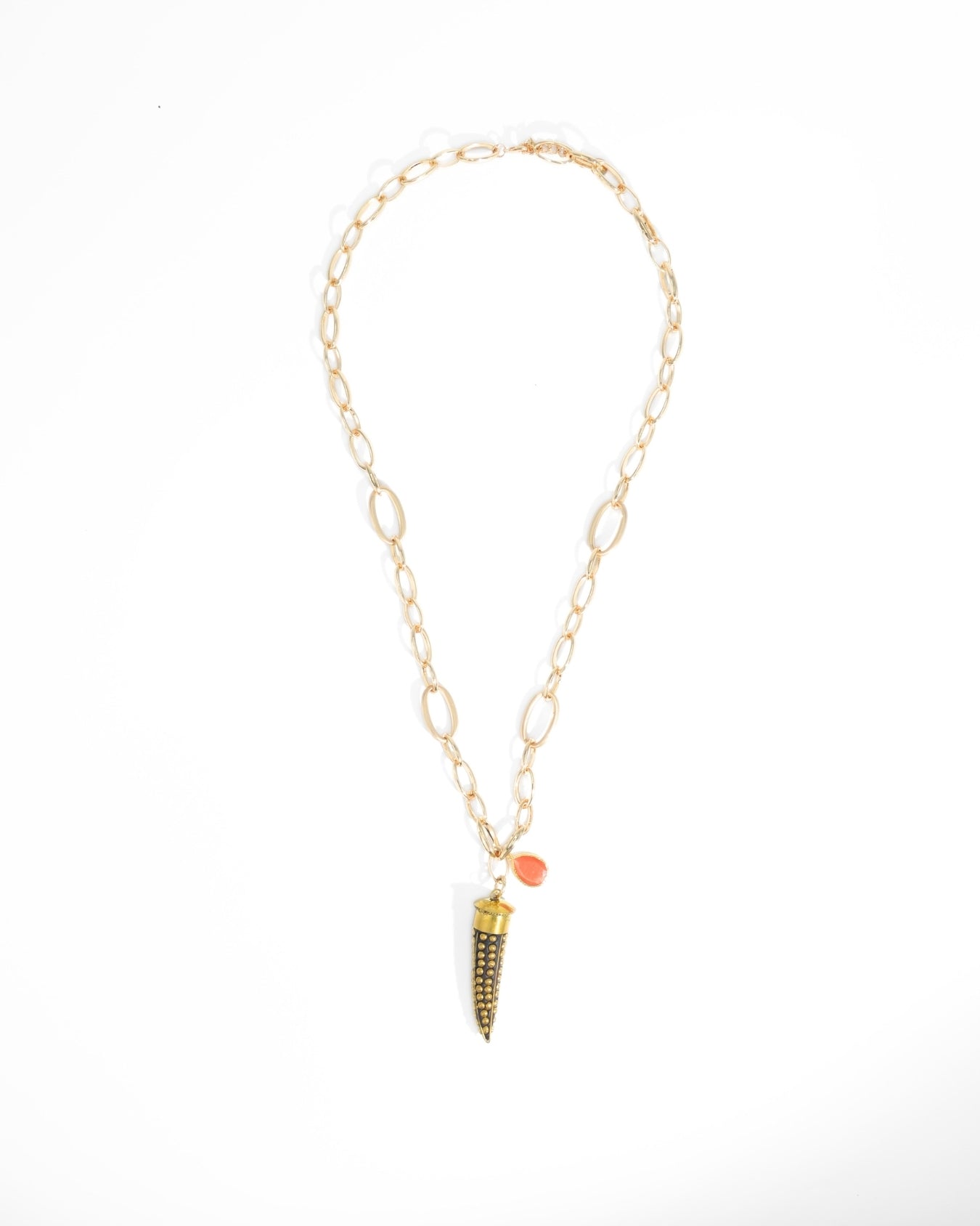COLLANA CORNO | ARANCIO