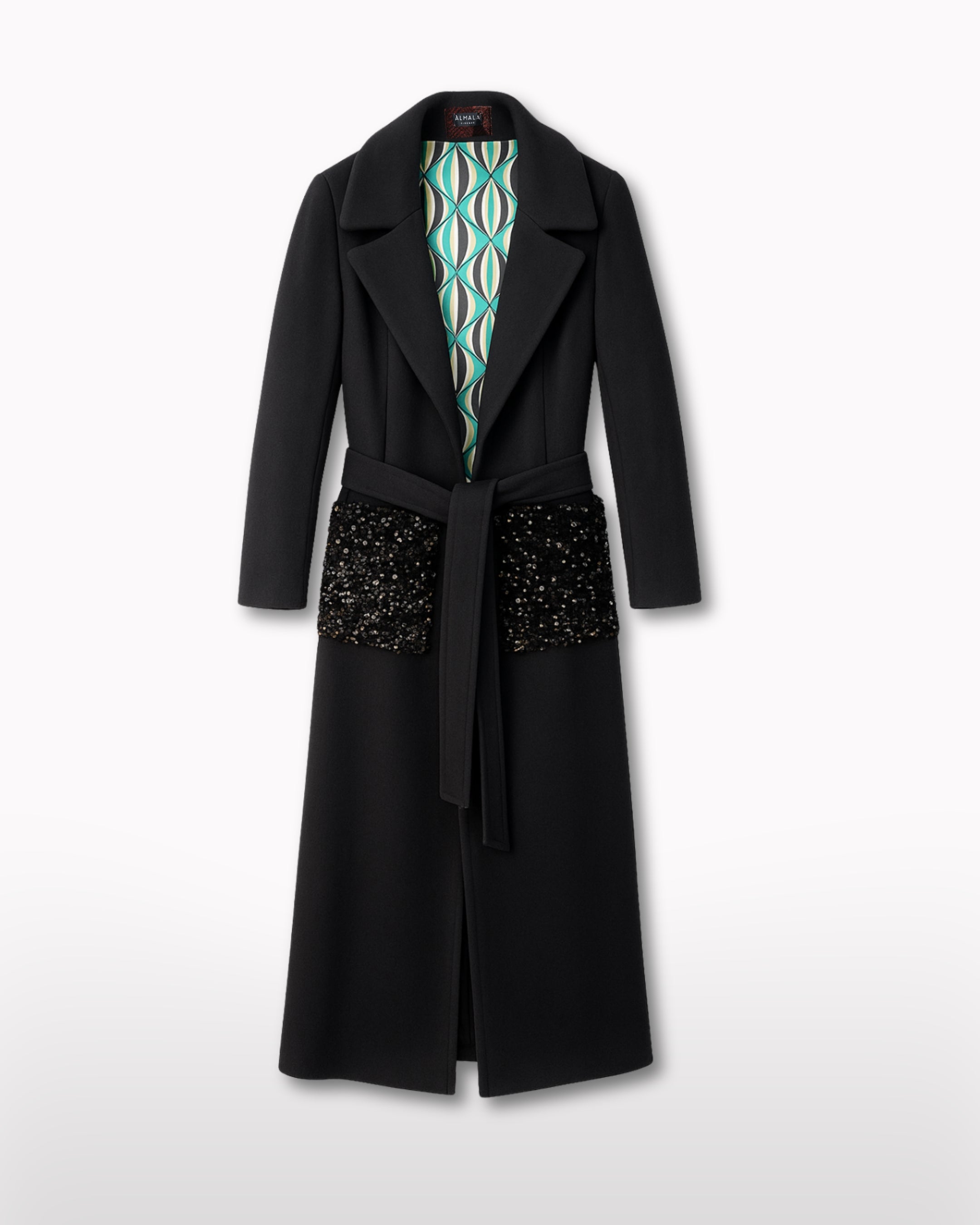 CAPPOTTO PAILETTES | NERO