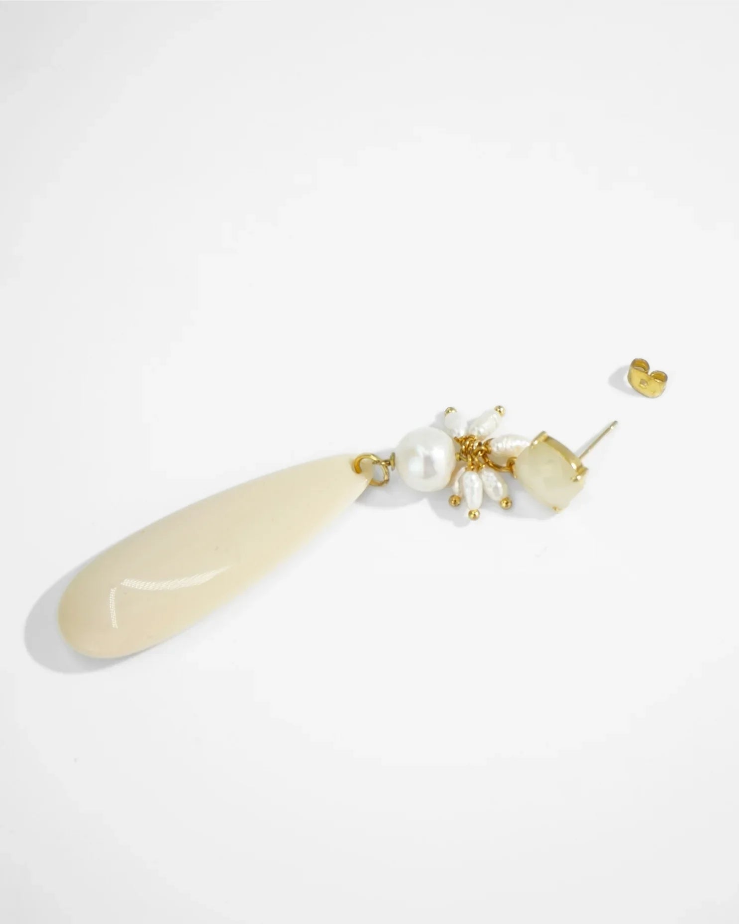 ORECCHINO DROP | BEIGE