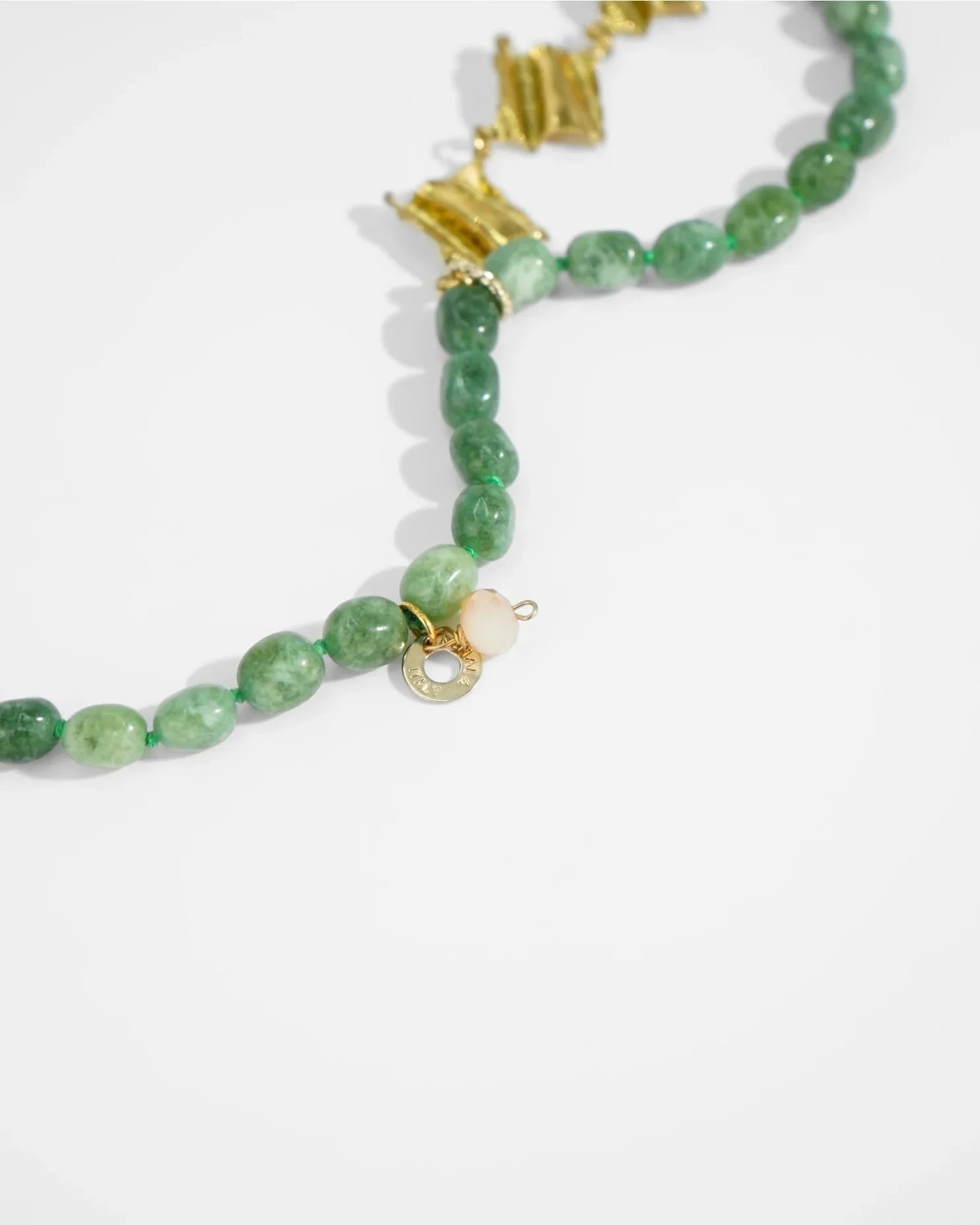 COLLANA DOUBLE STONE | VERDE