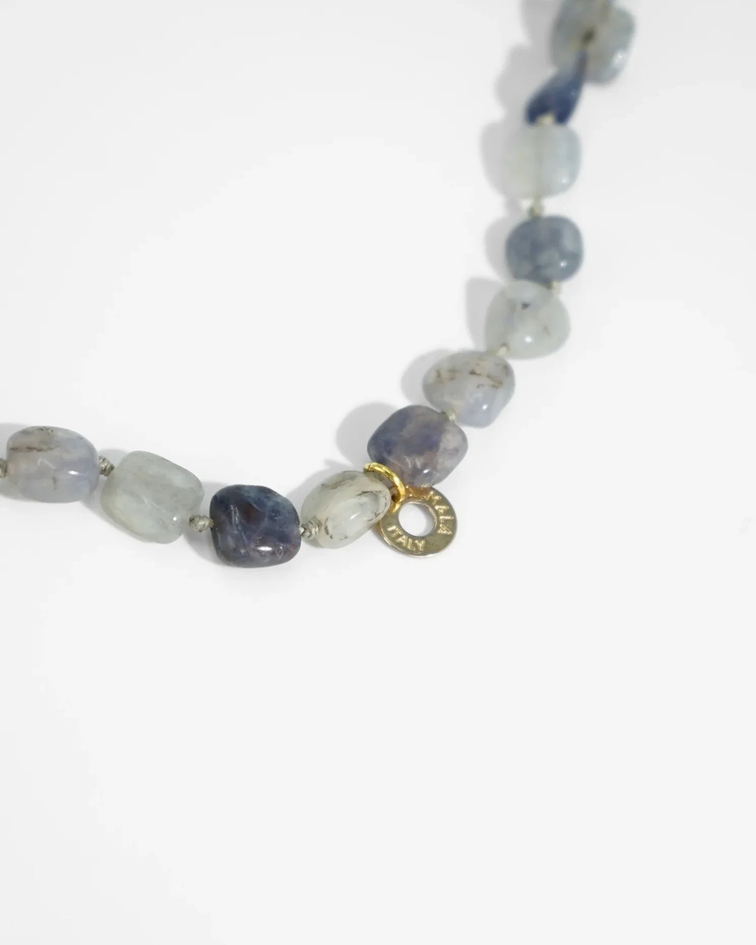 COLLANA DOUBLE STONE | GRIGIO