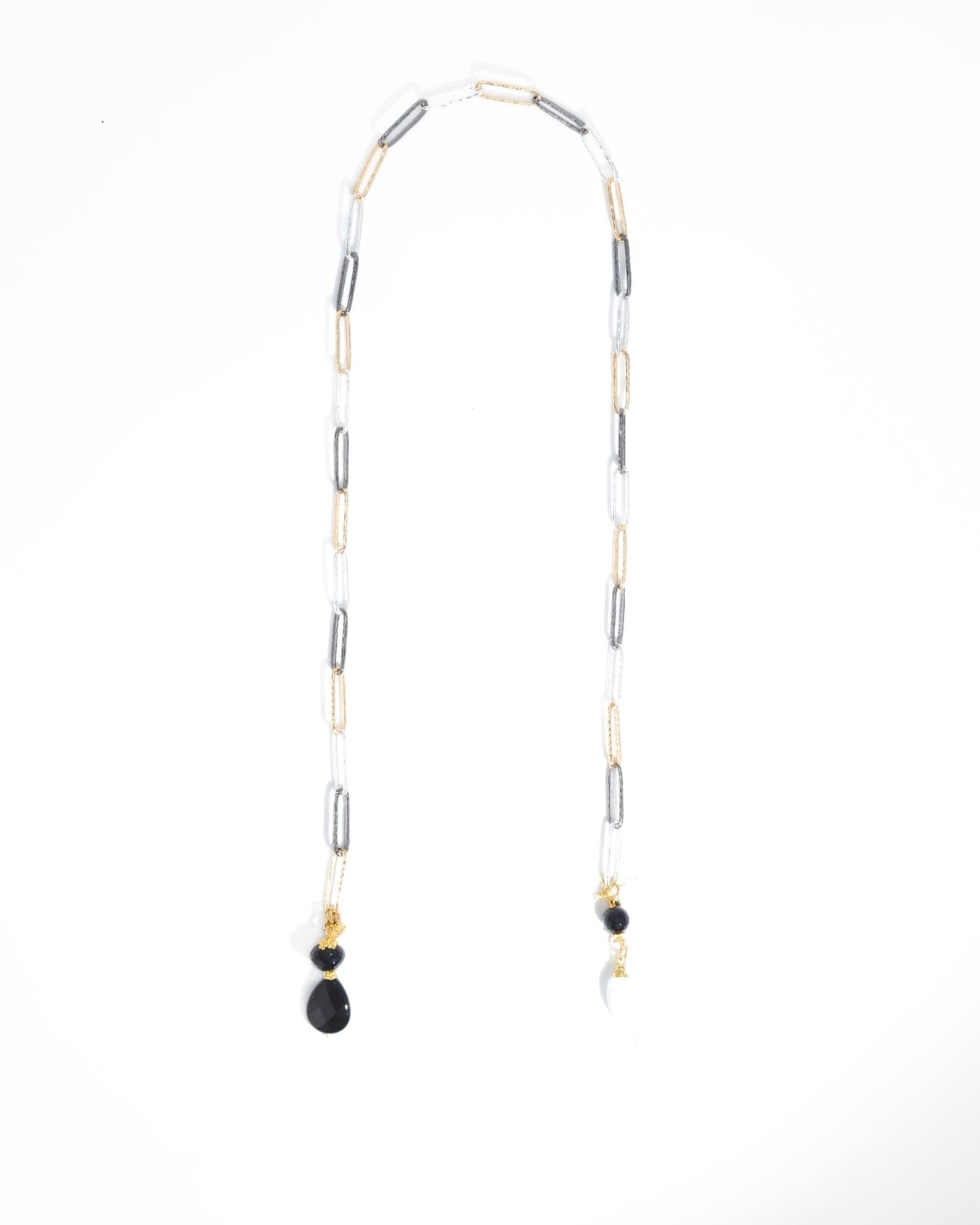 COLLANA SCIARPA B/W | BIANCO