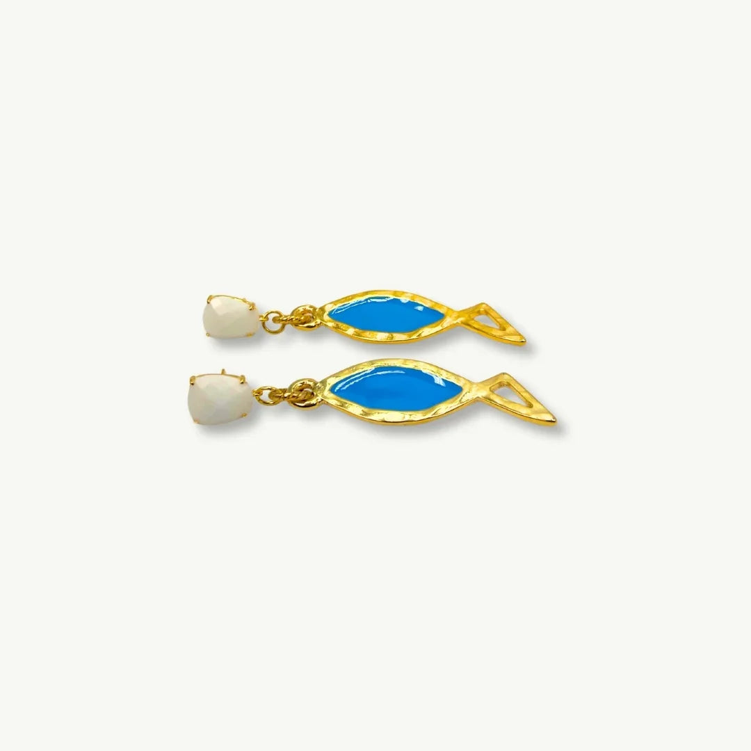 ORECCHINO COLOR FISH | TURCHESE