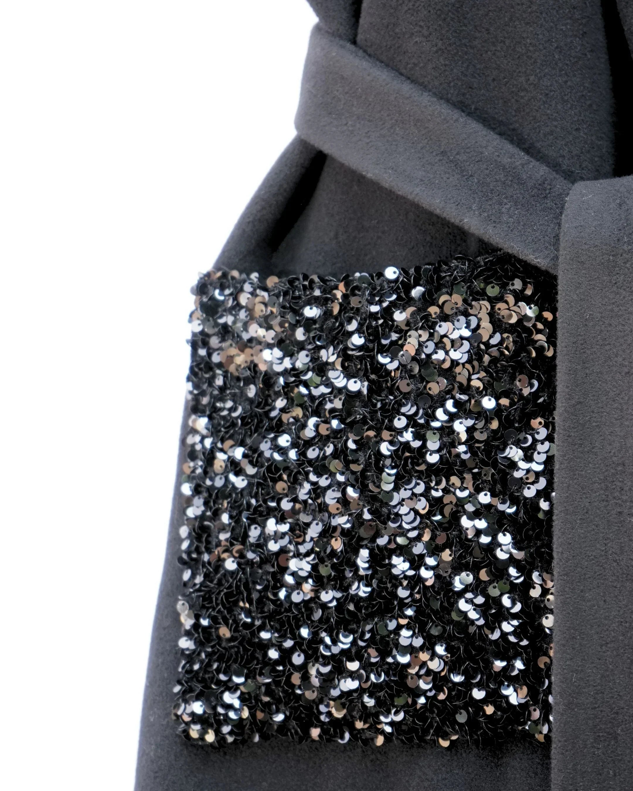 CAPPOTTO PAILETTES | NERO