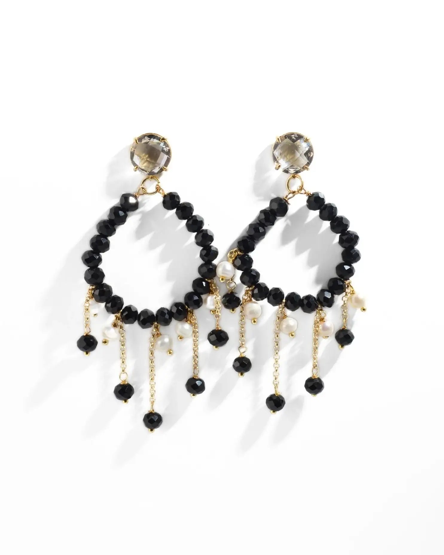 ORECCHINO SOGNO | NERO/PERLA