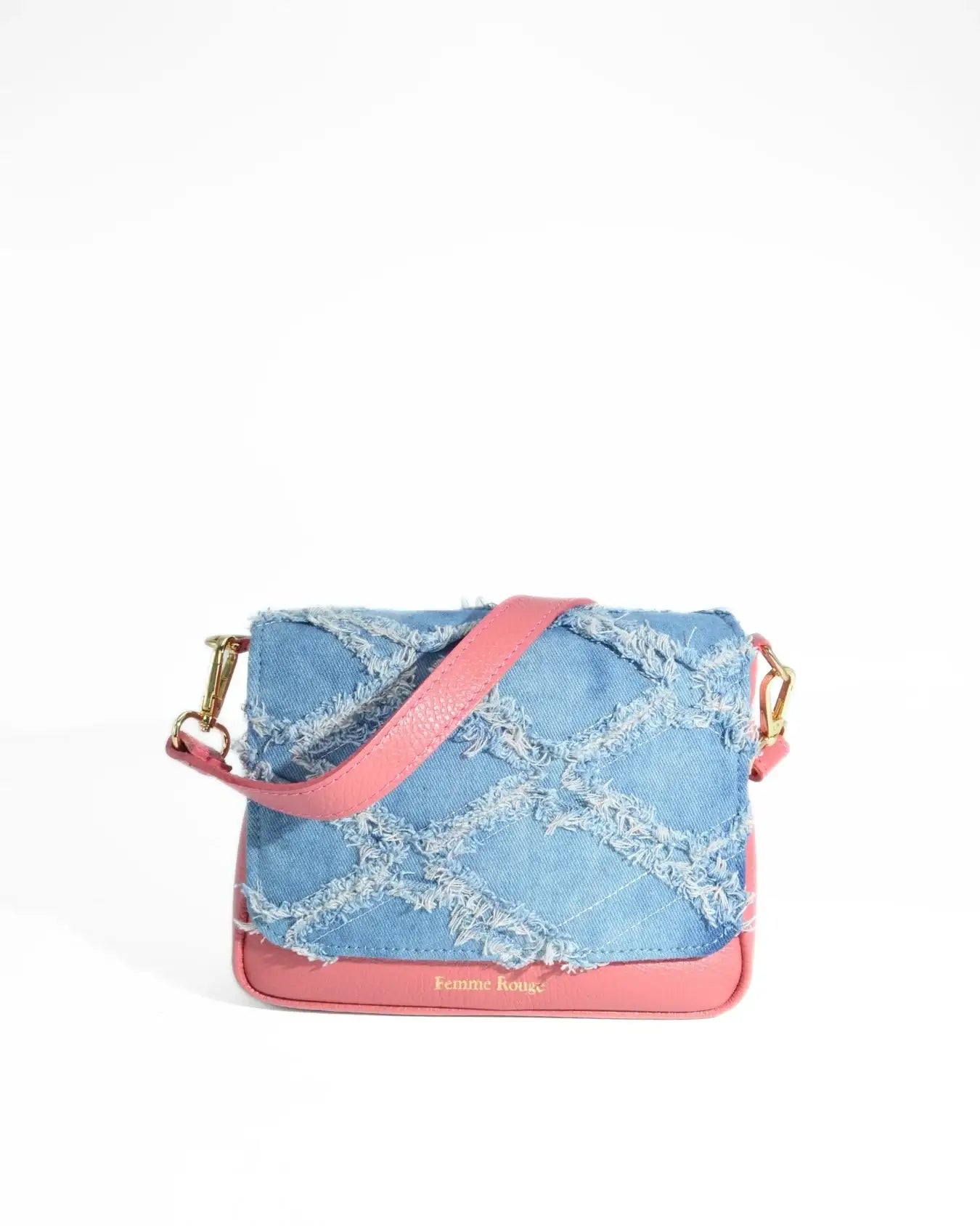 JEANS CLUTCH BAG | GERANIUM