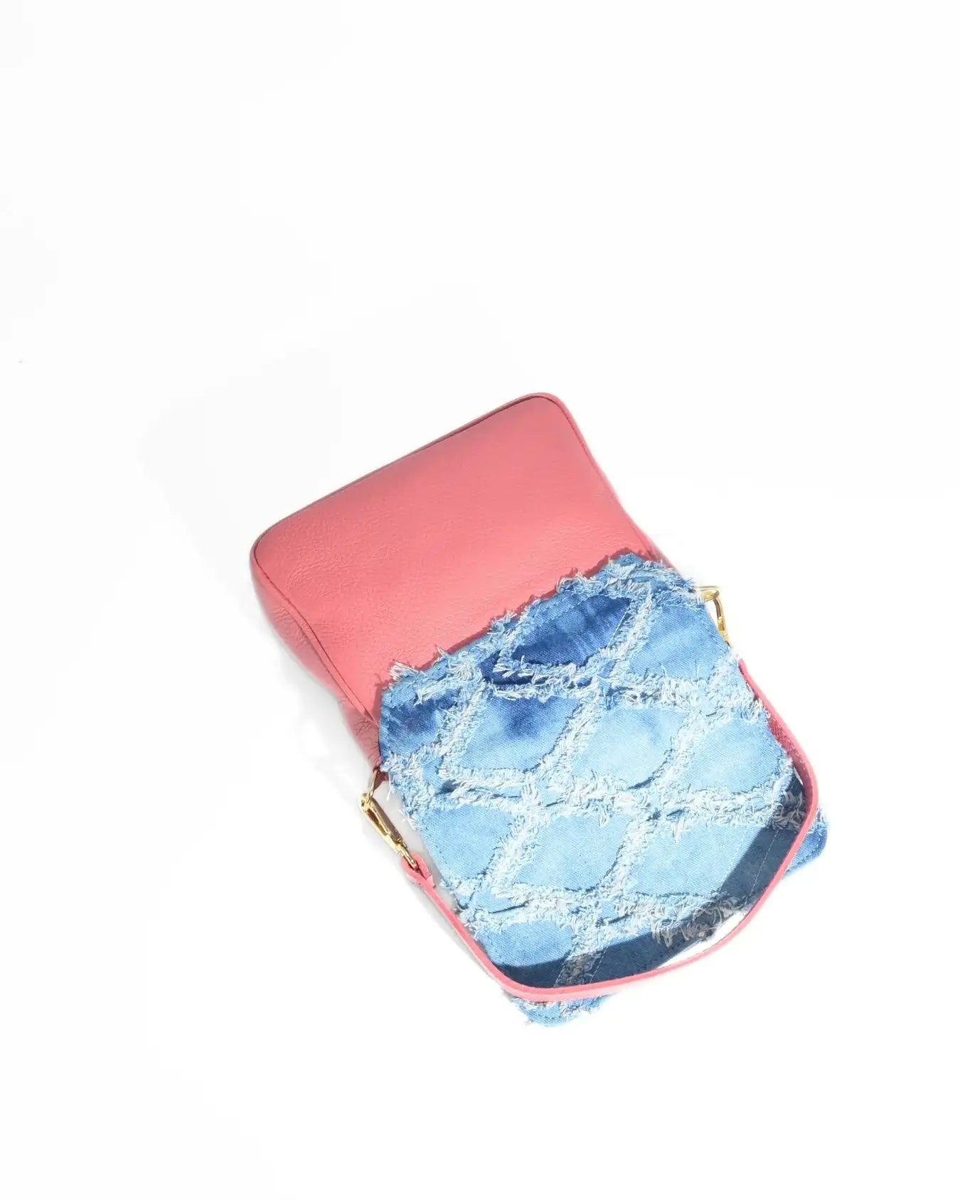 JEANS CLUTCH BAG | GERANIUM