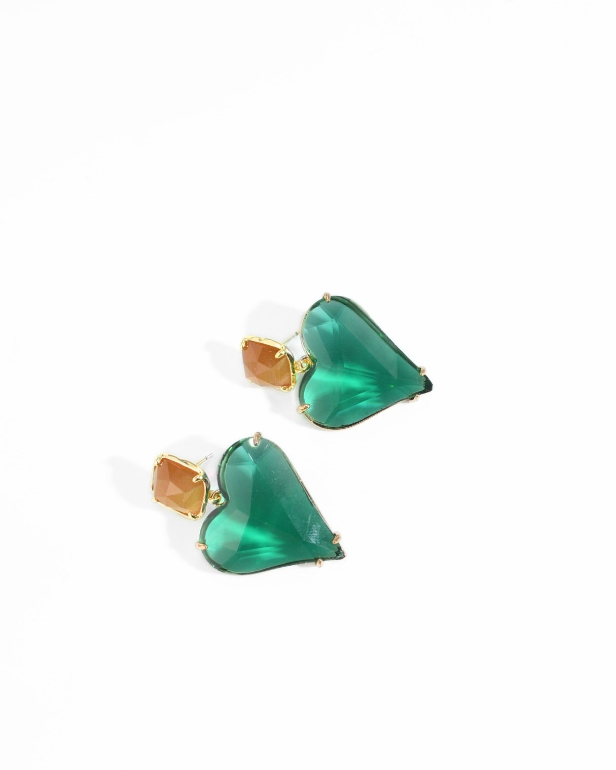 ORECCHINO CUORE | VERDE