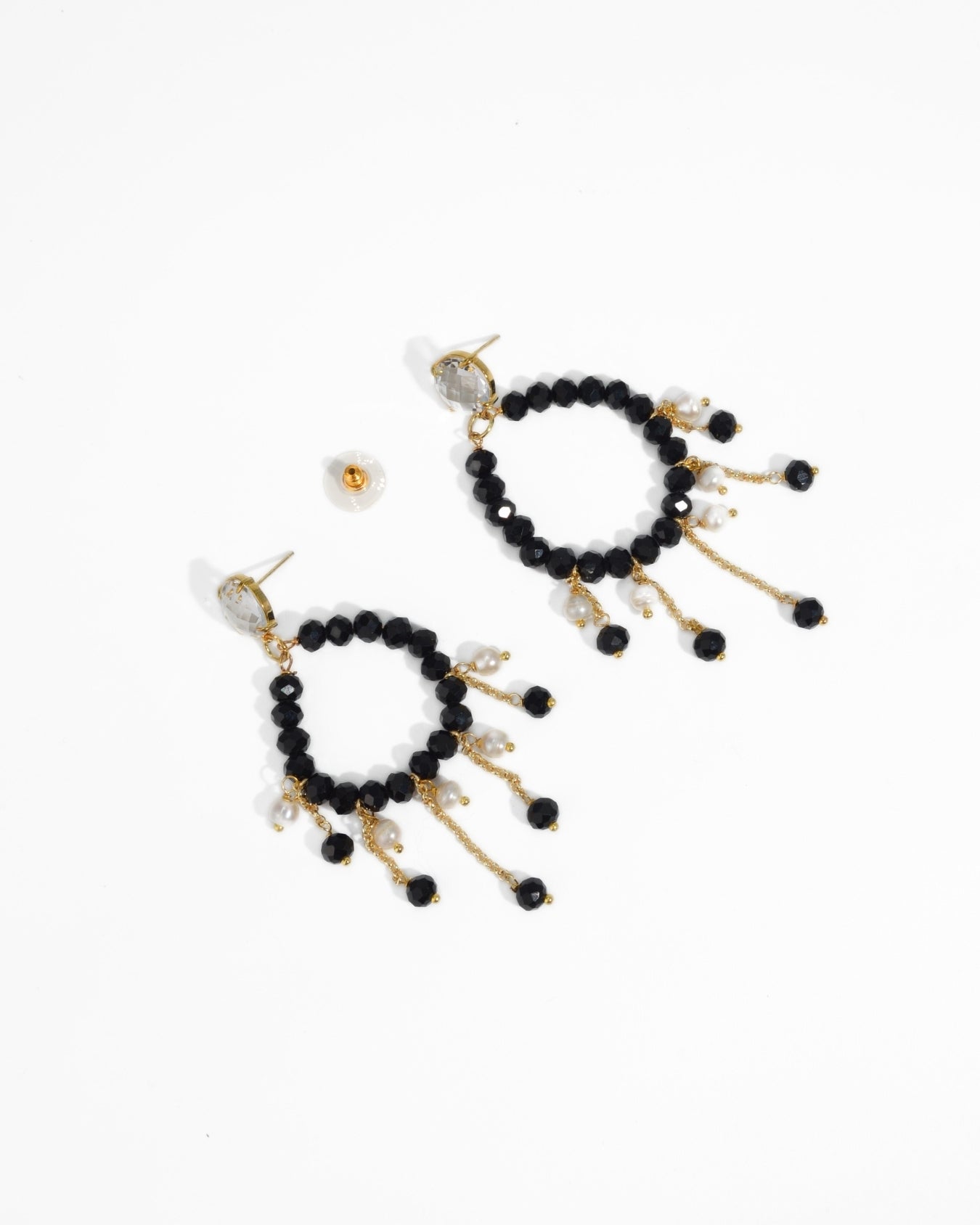 ORECCHINO SOGNO | NERO/PERLA