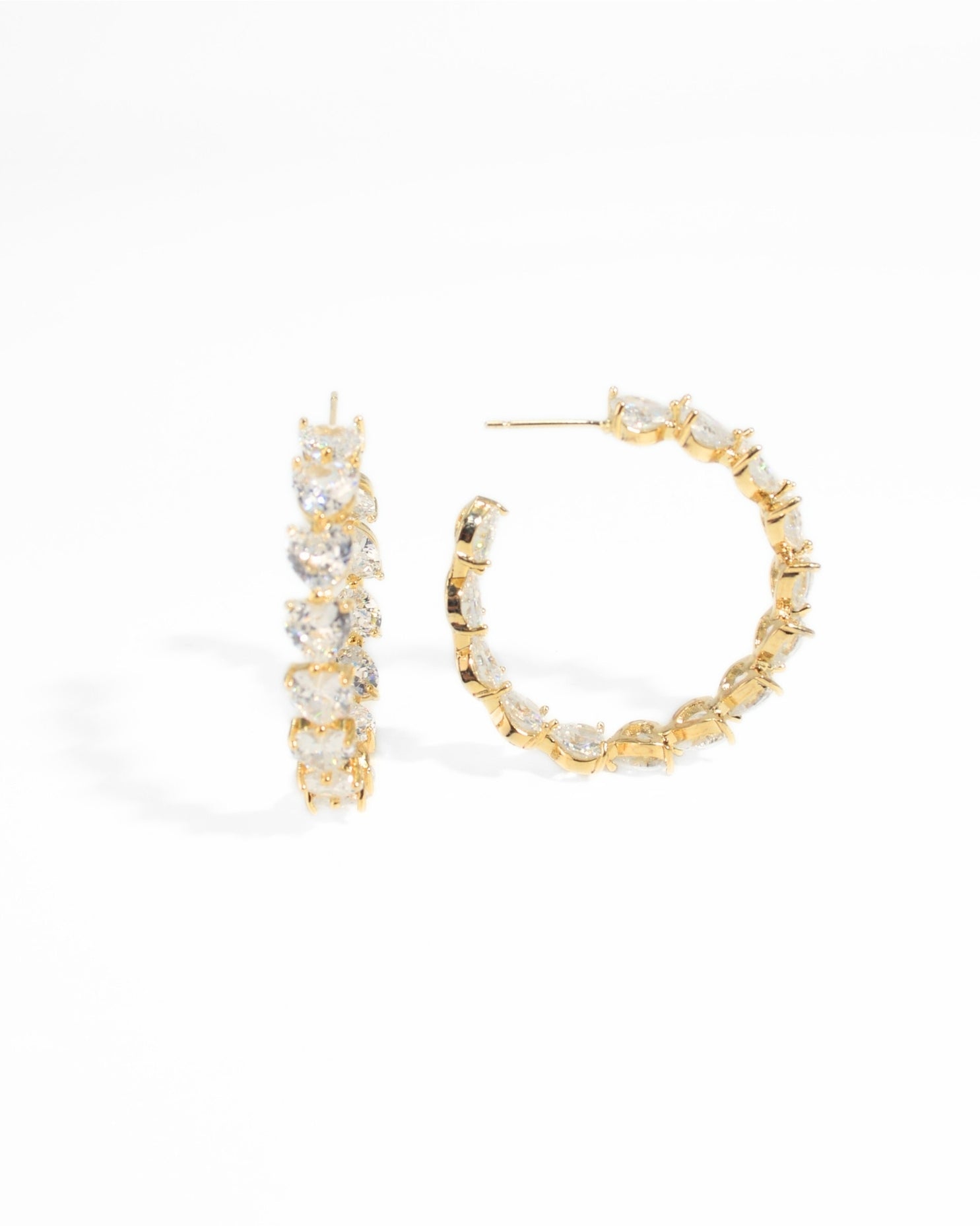 ORECCHINO CIRCLE STRASS