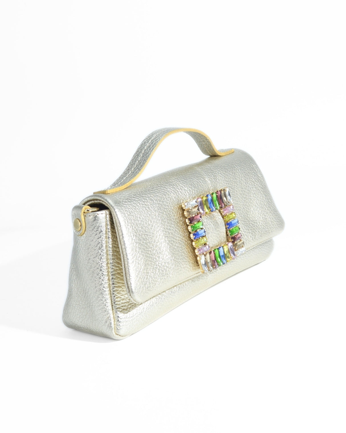 POCHETTE STRASS NIGHT | PLATINO