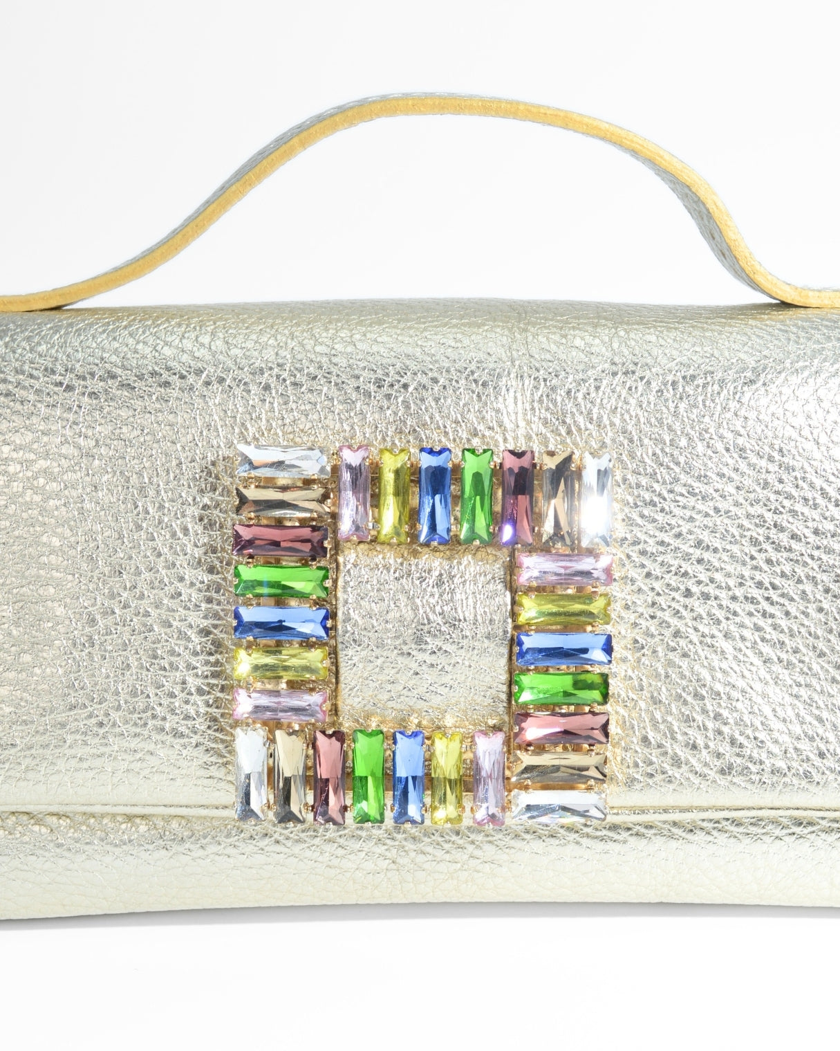 POCHETTE STRASS NIGHT | PLATINO