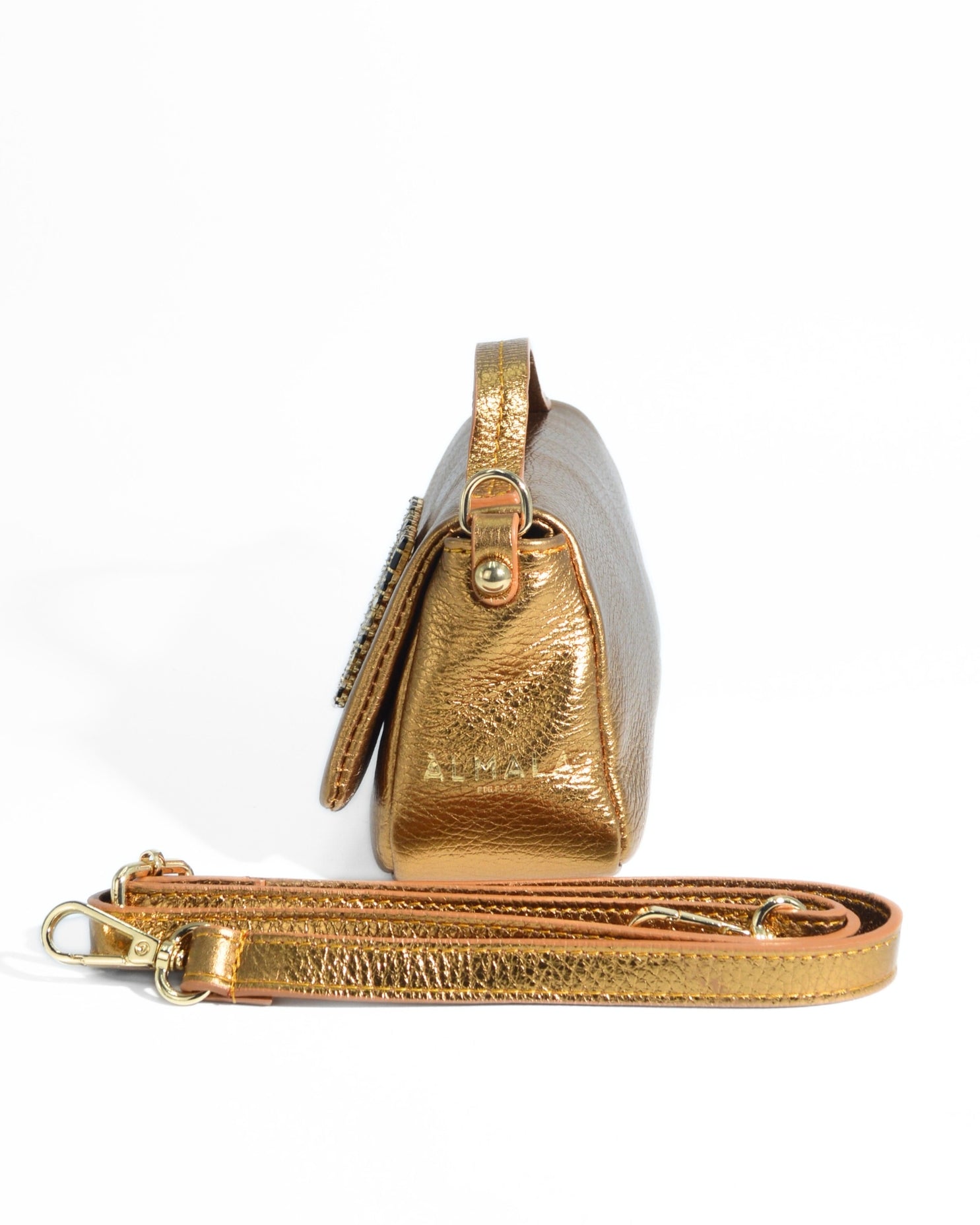 POCHETTE STRASS NIGHT | ORO