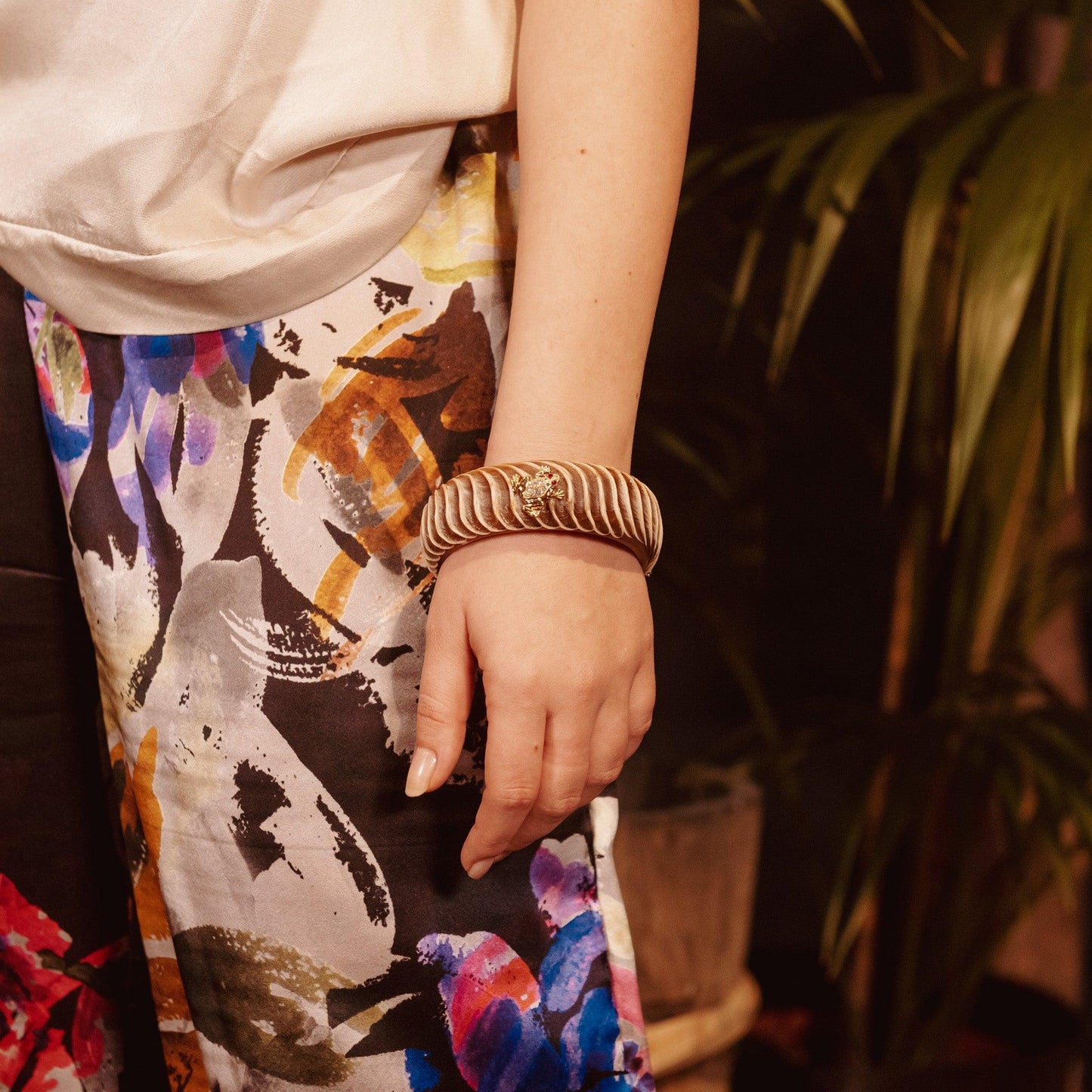 BRACCIALE ACETATE FROG