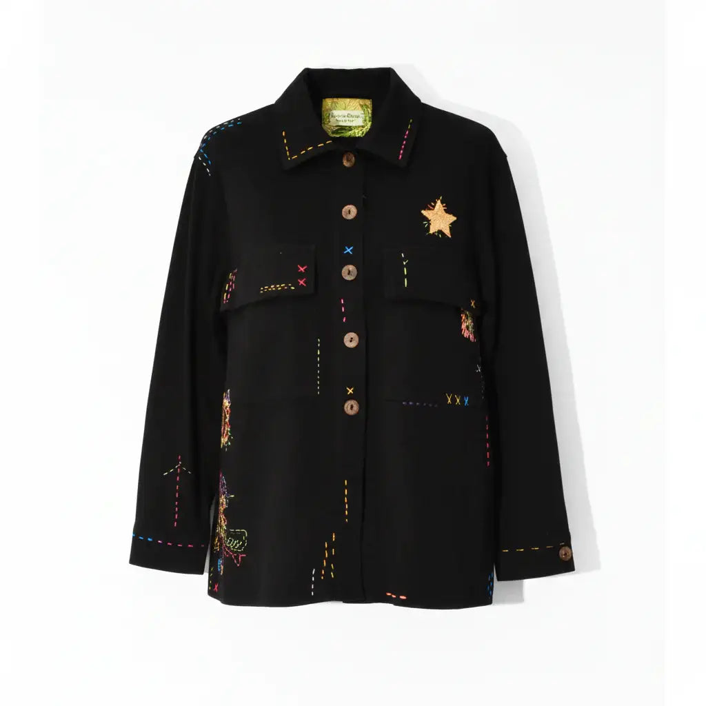 GIACCA CANVAS | NERO
