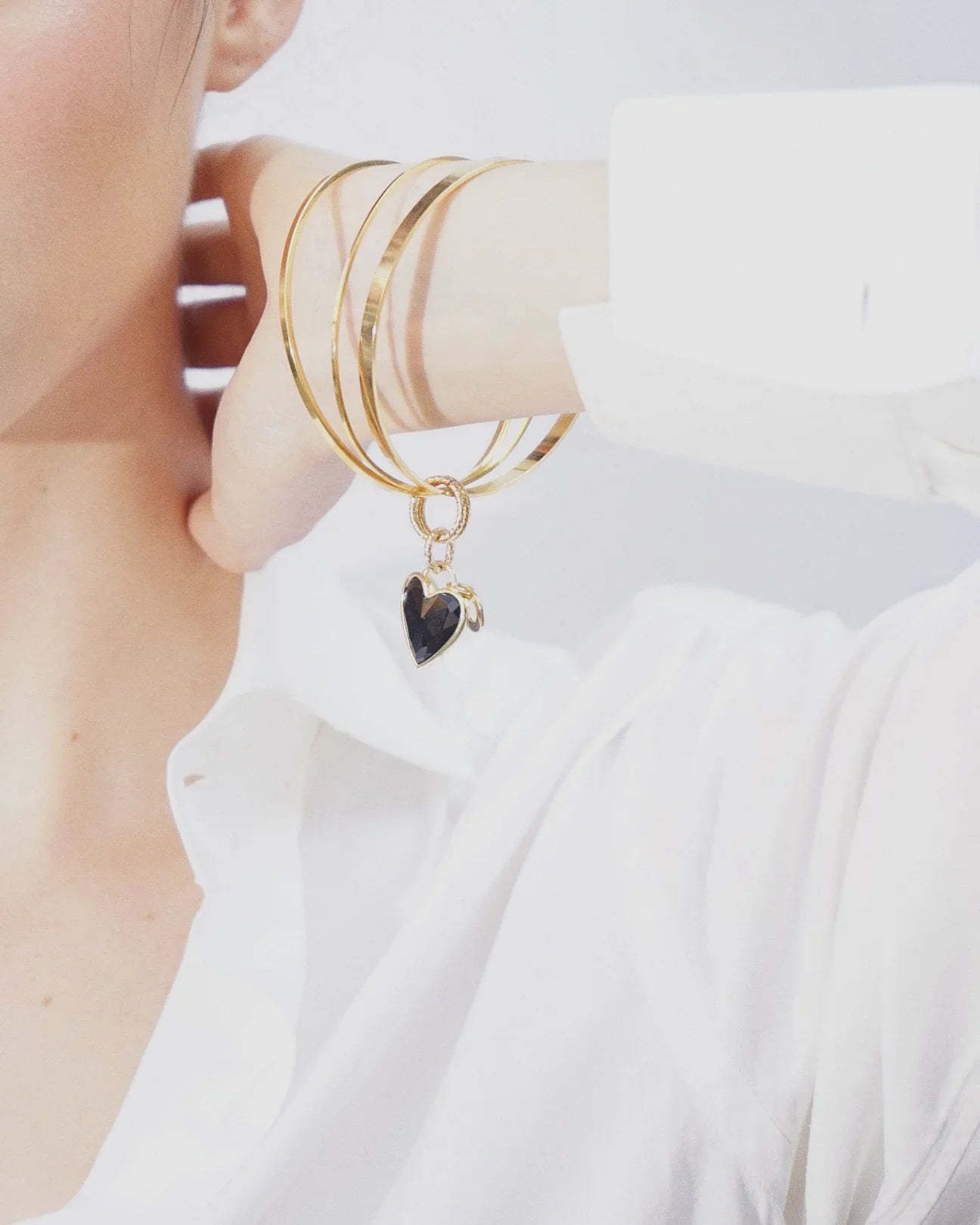 BRACCIALE CUORE | NERO