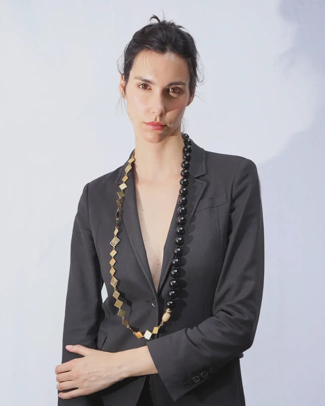 COLLANA BALLS | NERO