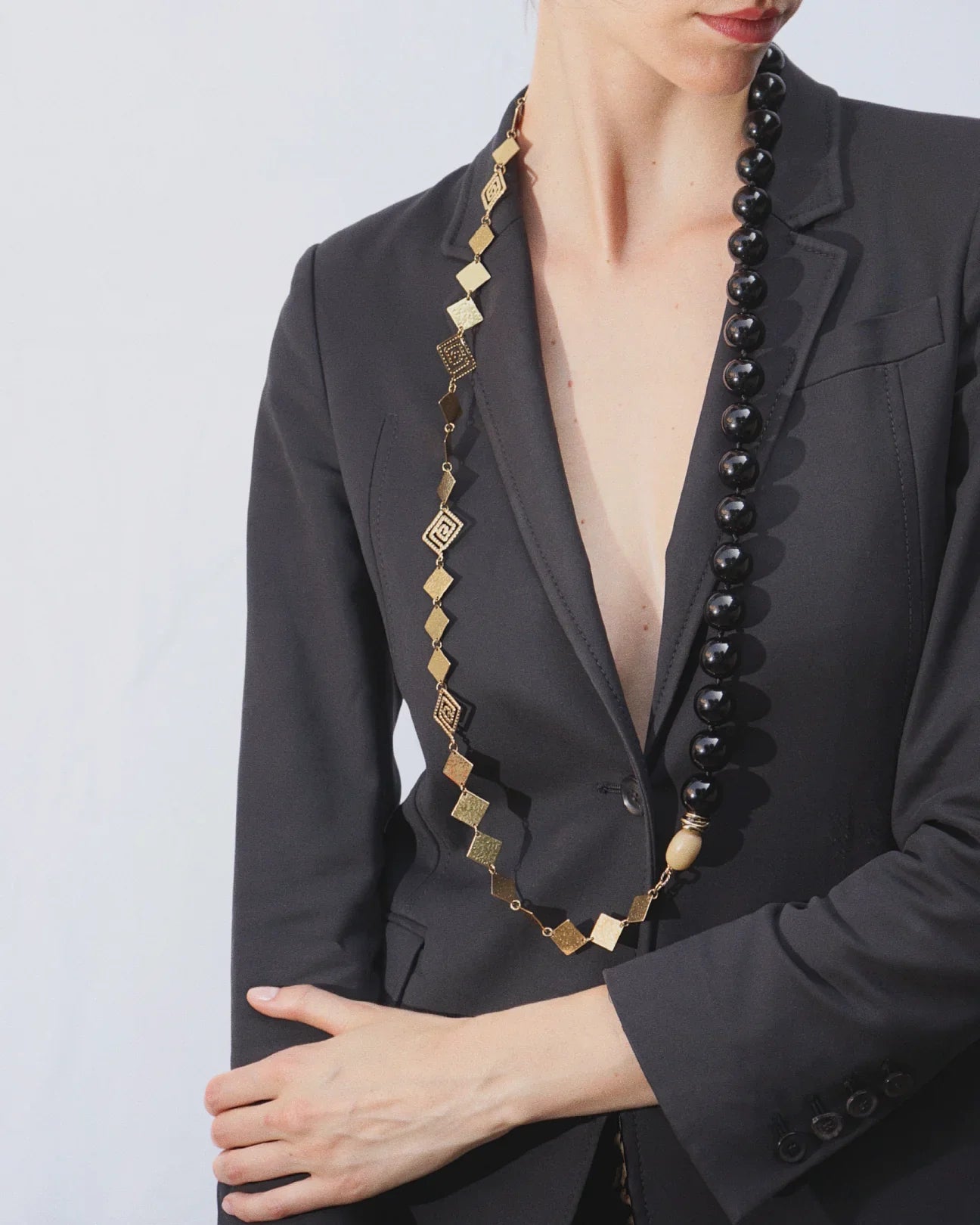 COLLANA BALLS | NERO
