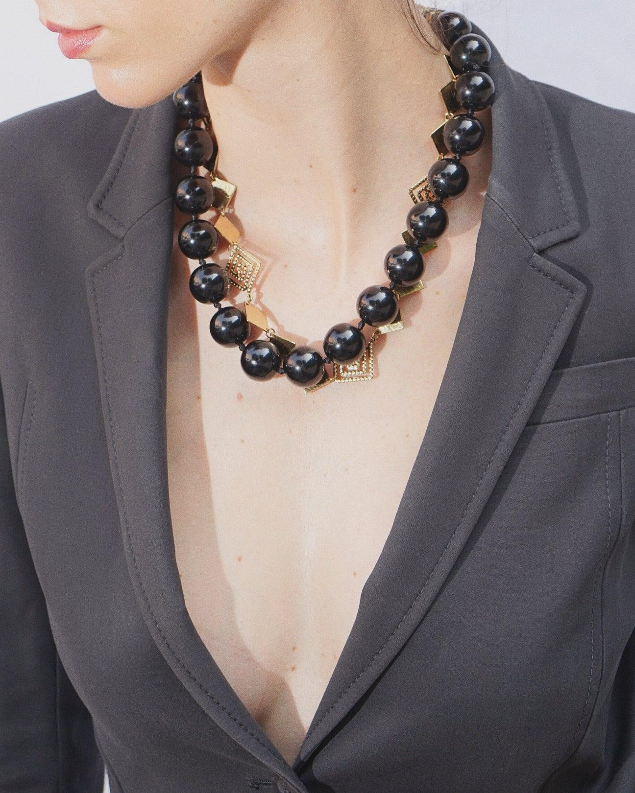 COLLANA BALLS | NERO