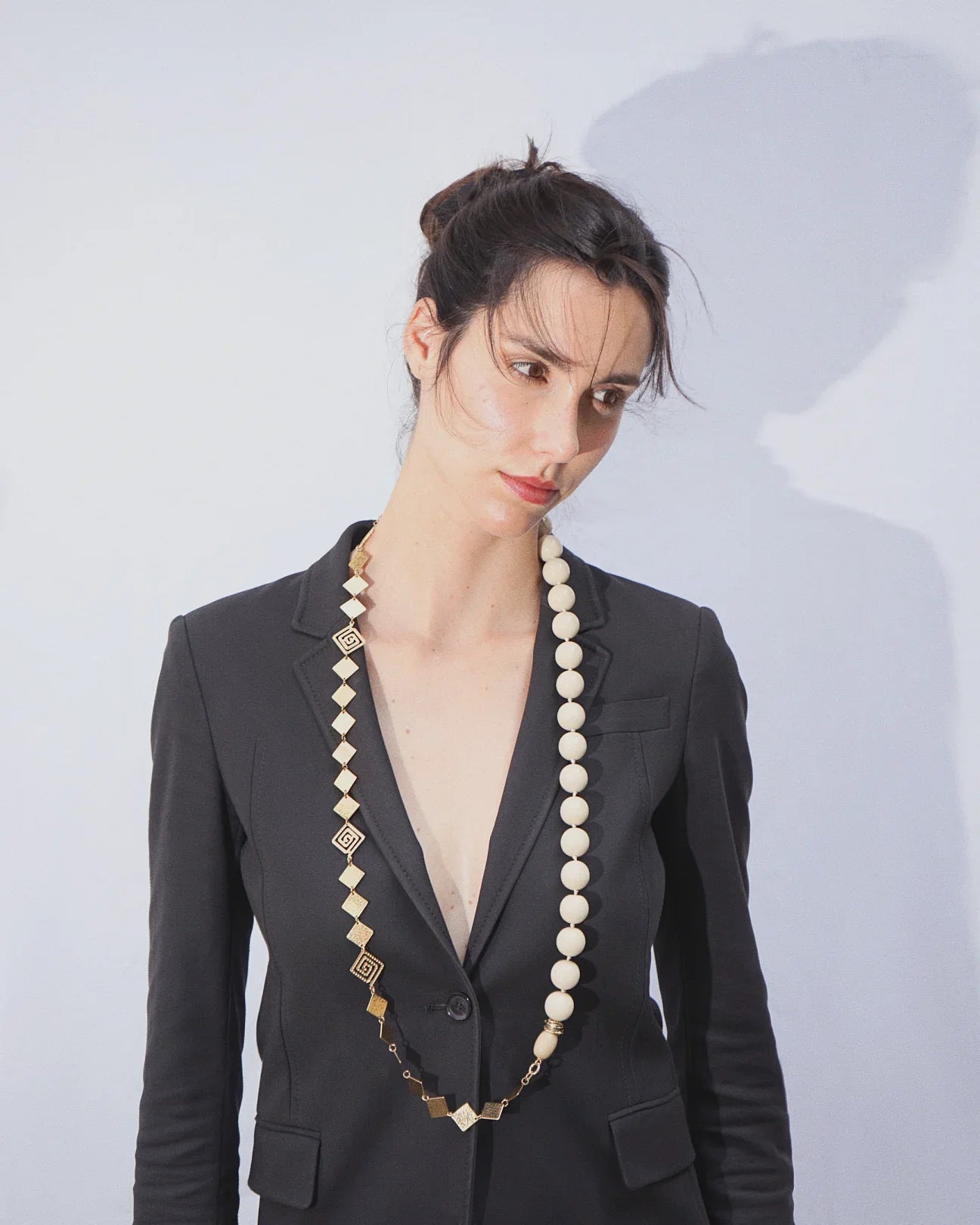 COLLANA BALLS | BEIGE