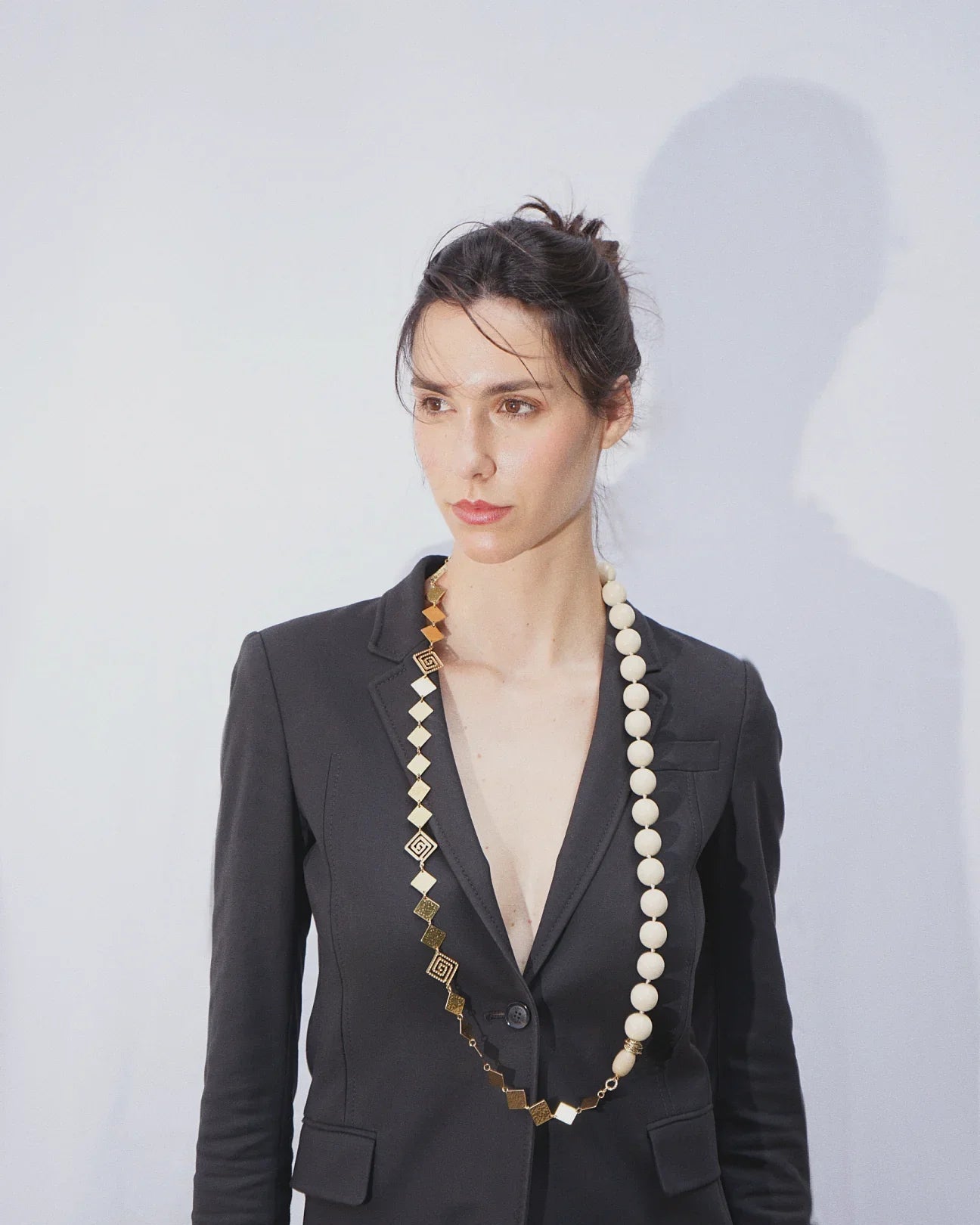 COLLANA BALLS | BEIGE