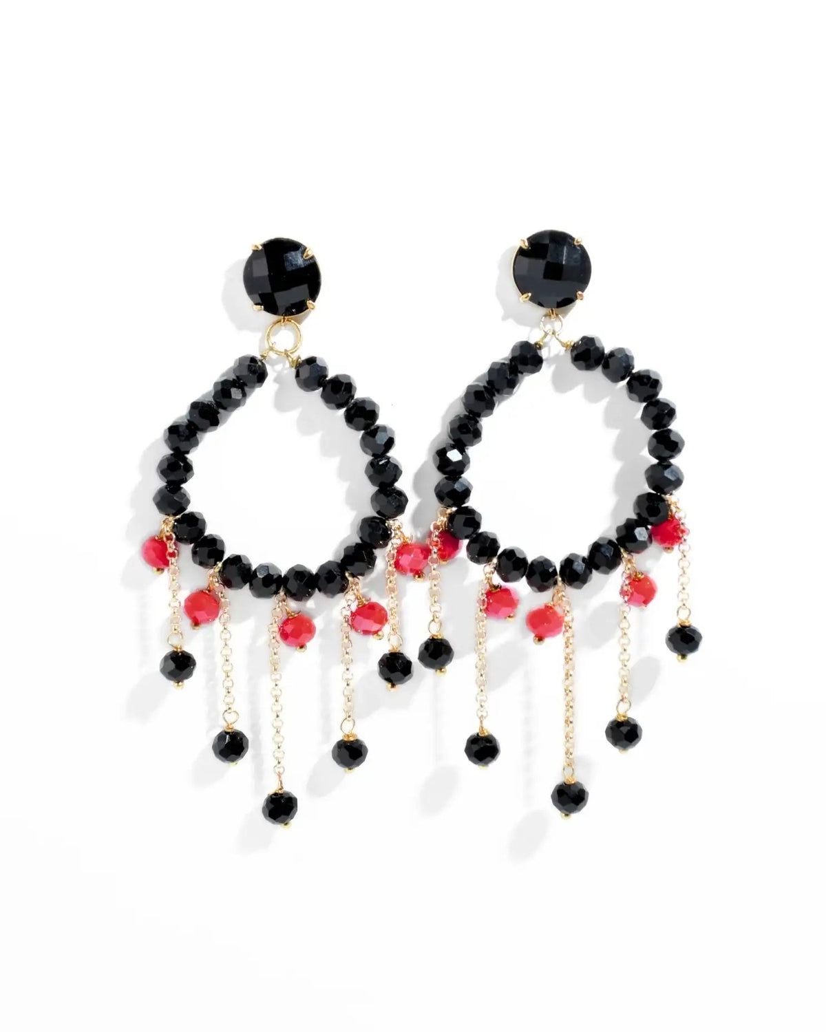 ORECCHINO SOGNO | NERO/ROSSO