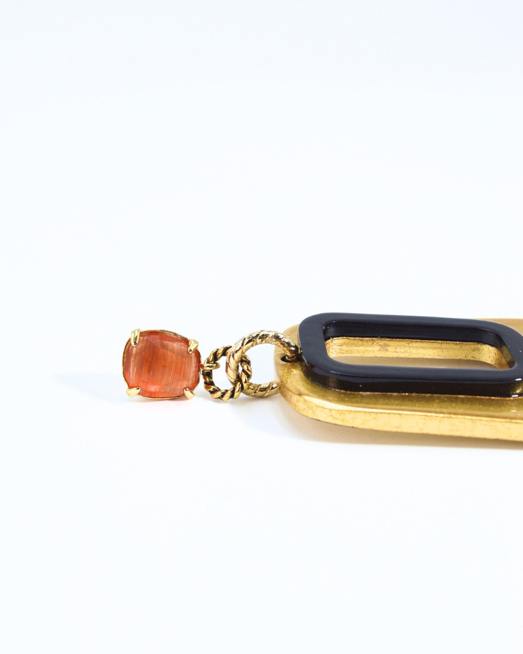 ORECCHINO WOOD | ARANCIO