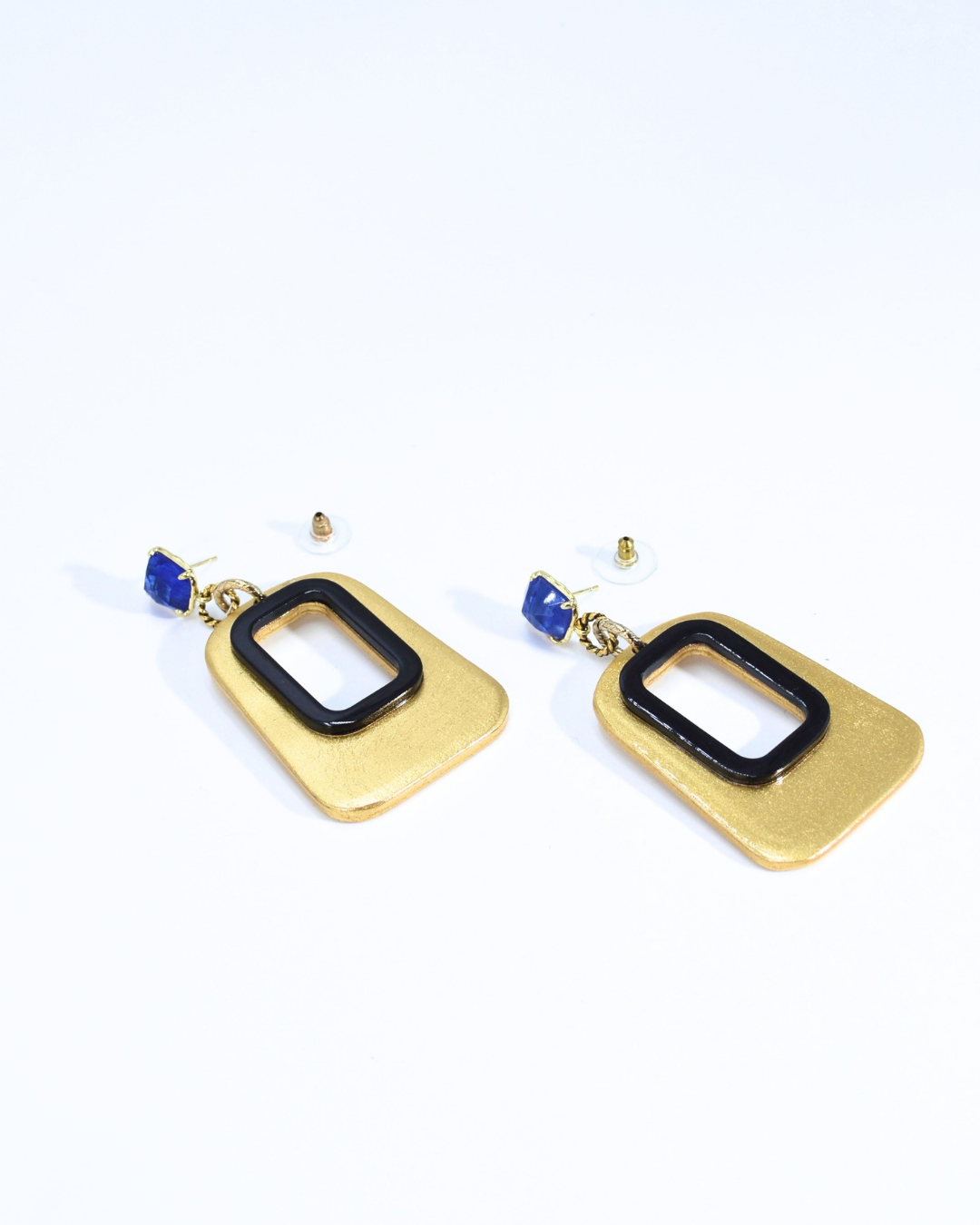 ORECCHINO WOOD | BLU