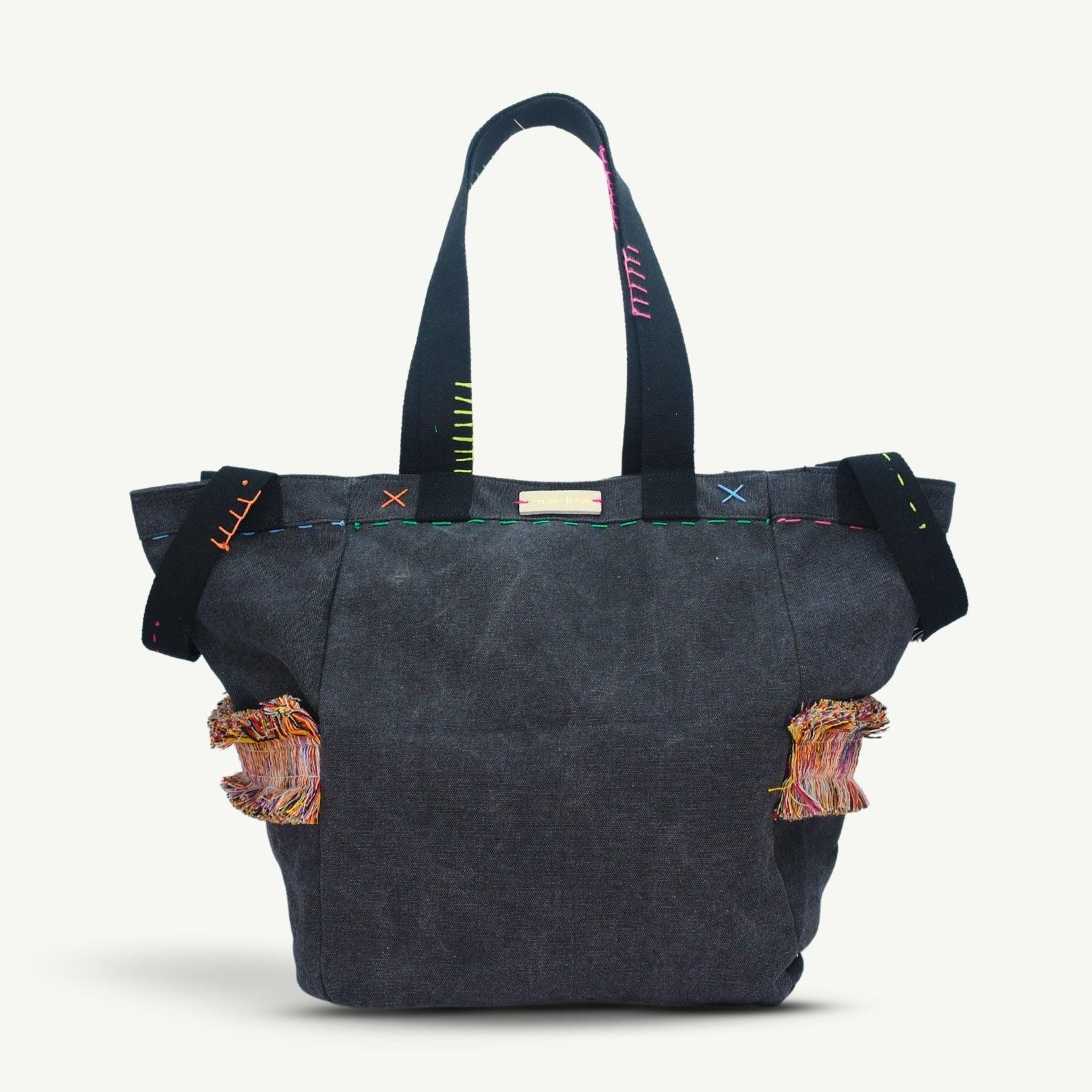 SACCA CANVAS | NERO - Almala