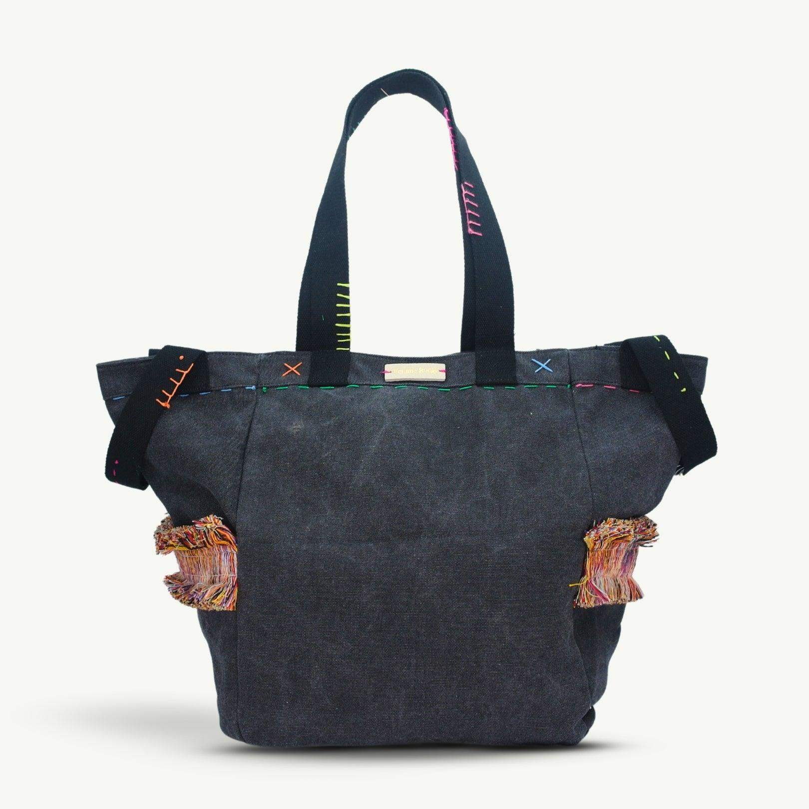 SACCA CANVAS | NERO - Almala