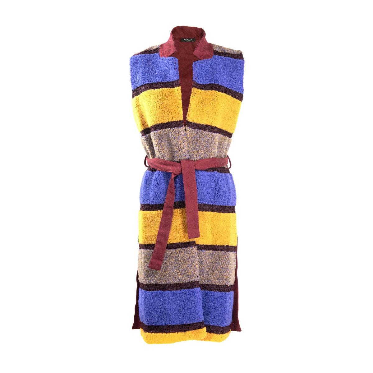 GILET KASHMIR -BORDEAUX - Almala