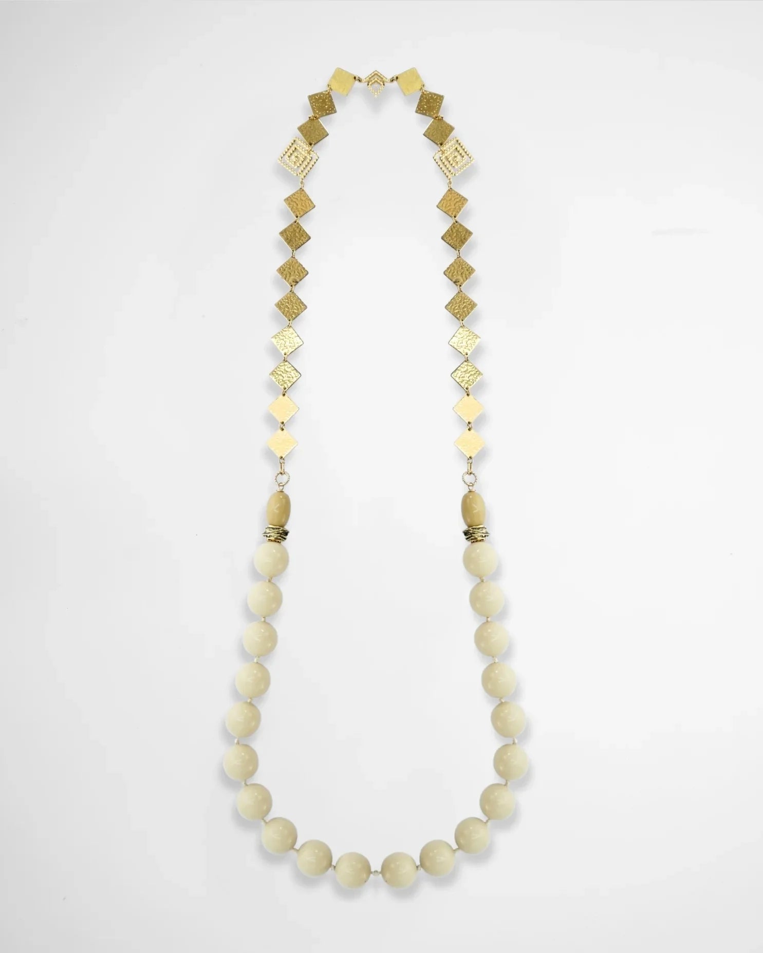 COLLANA BALLS | BEIGE