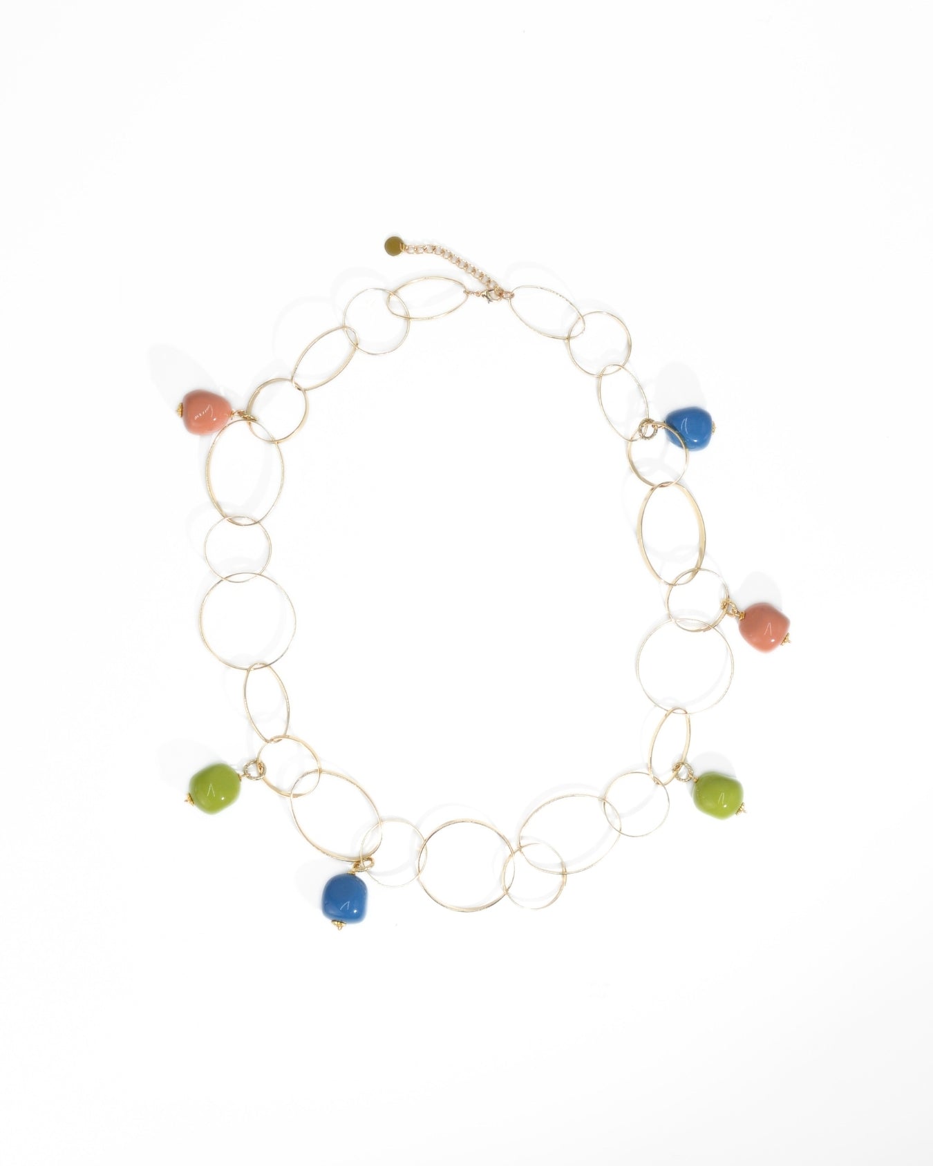 COLLANA DOUBLE ACETATE | AZZURRO/VERDE