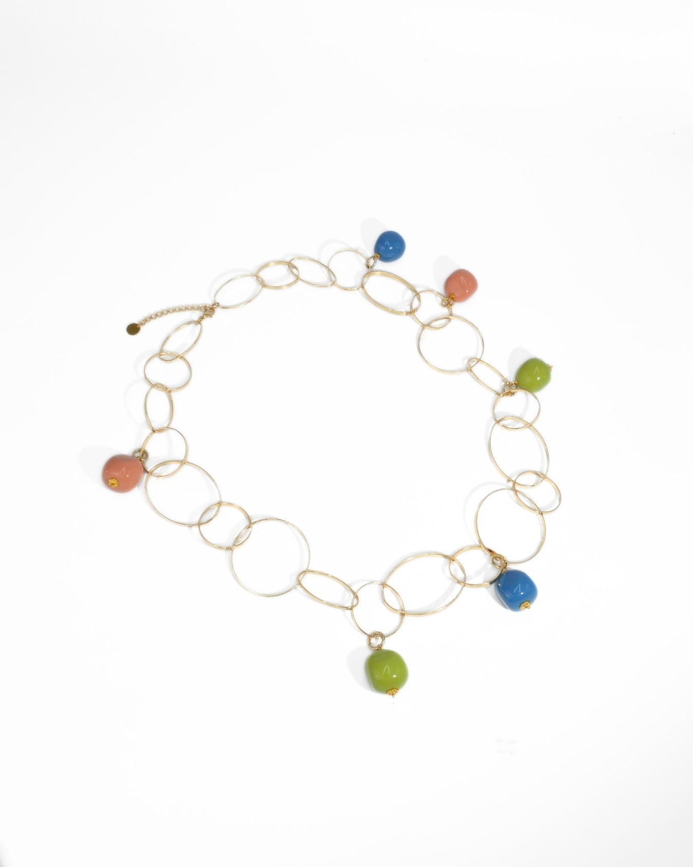 COLLANA DOUBLE ACETATE | AZZURRO/VERDE