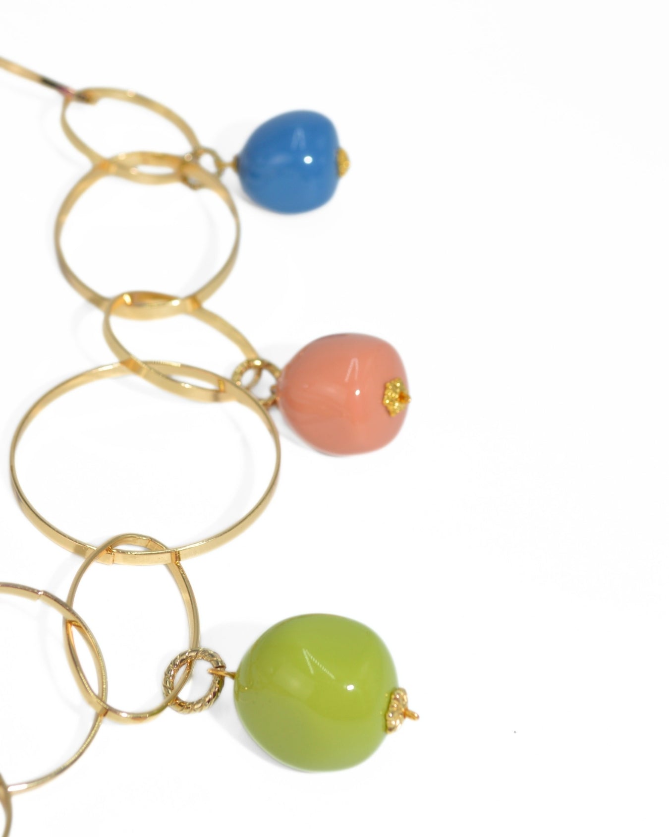 COLLANA DOUBLE ACETATE | AZZURRO/VERDE